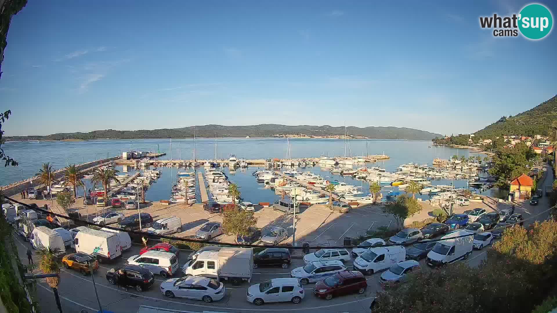 Webcam Orebić Riva – Ferry to Korčula Live