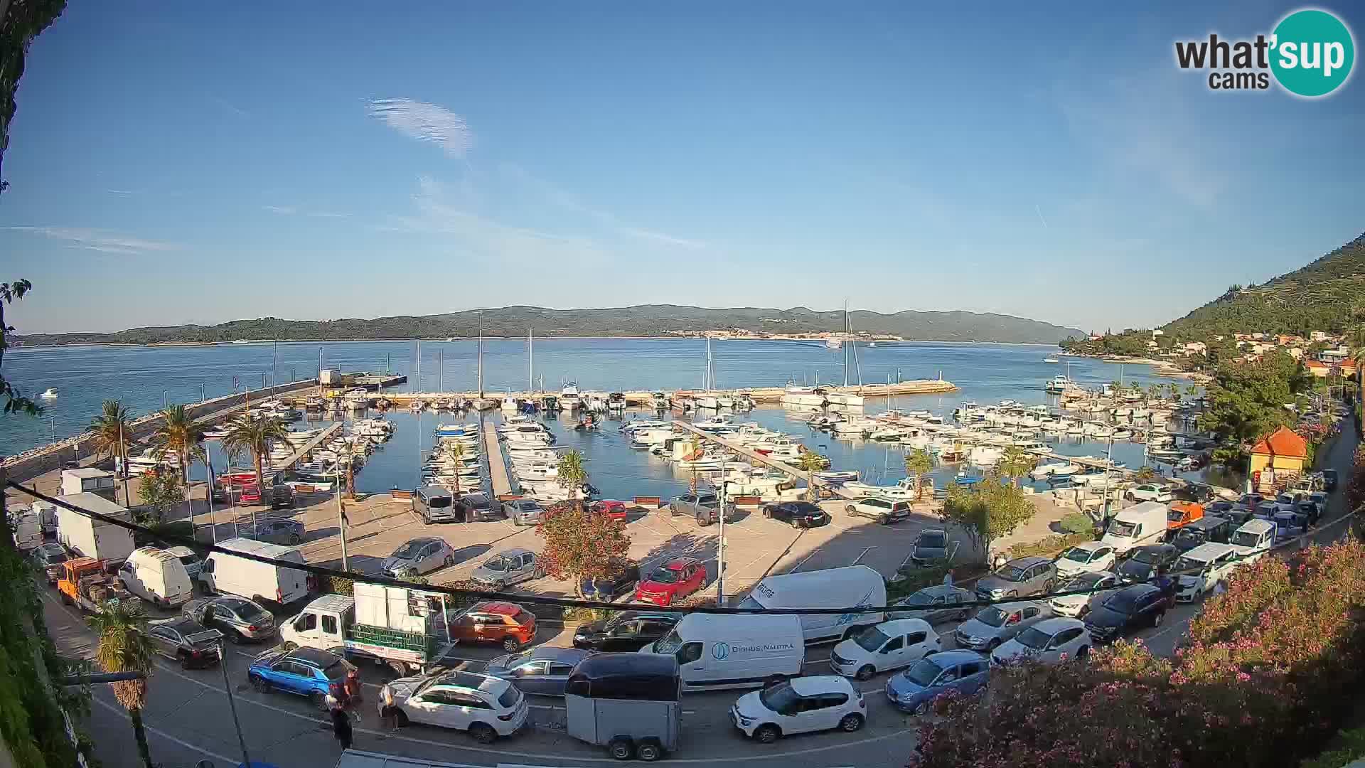 Webcam Orebić Uferpromenade – Fähre nach Korčula Live