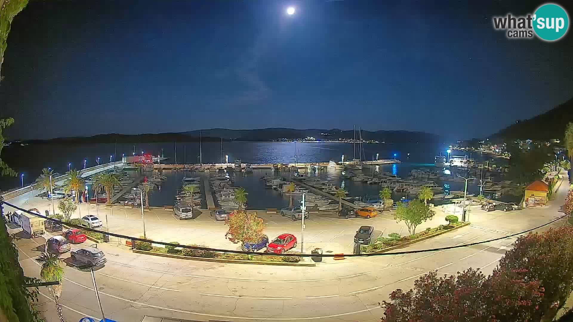 Webcam Orebić Riva – Ferry a Korčula en vivo