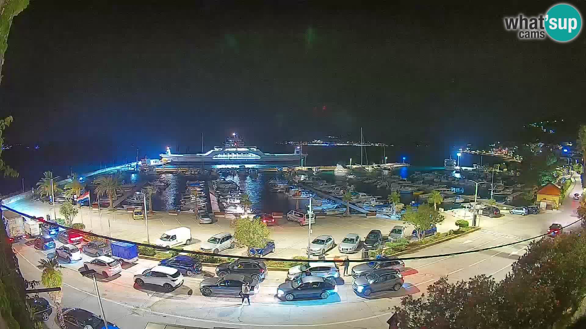 Webcam Orebić Uferpromenade – Fähre nach Korčula Live
