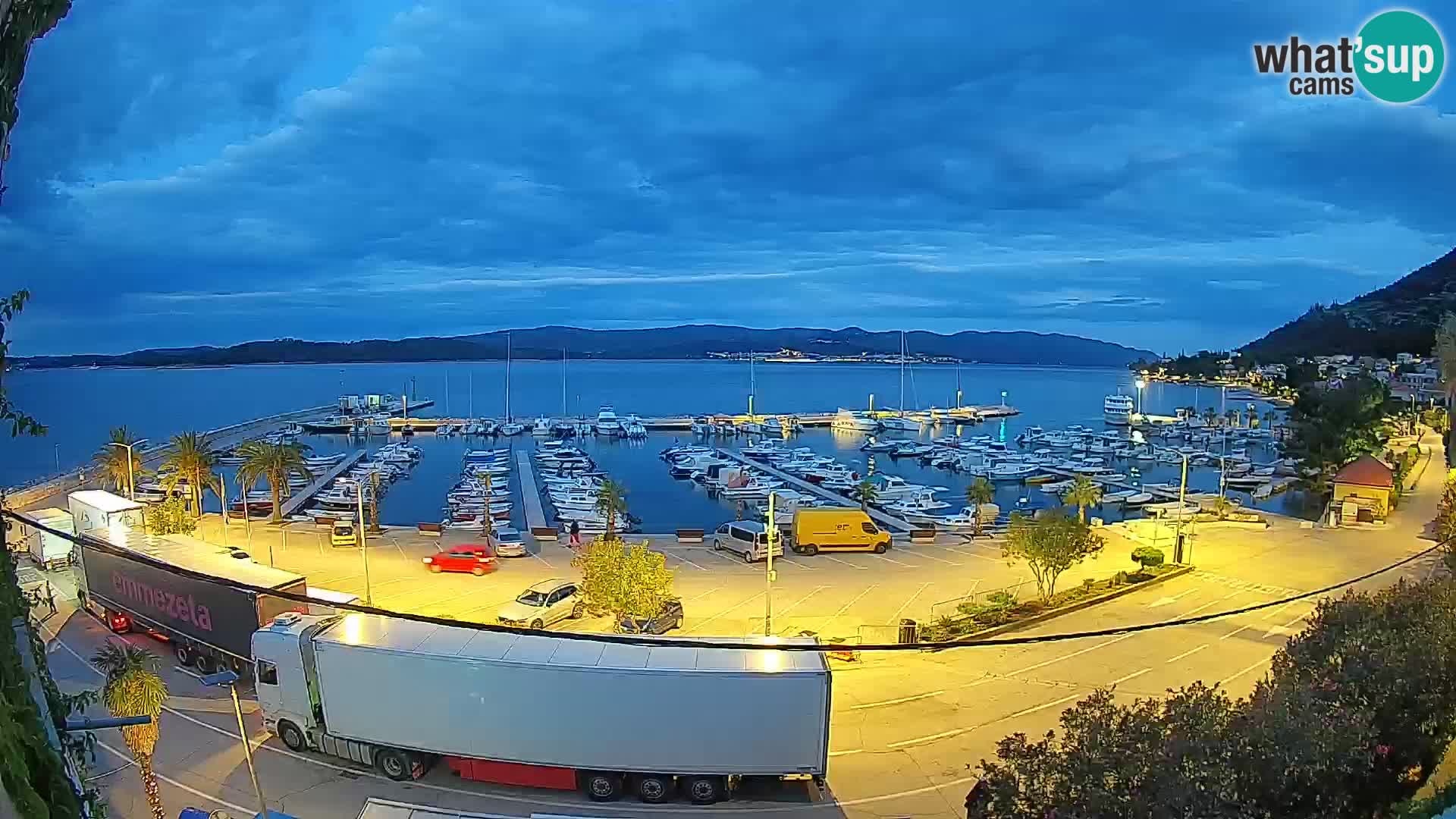 Webcam Orebić Riva – Ferry vers Korčula en direct