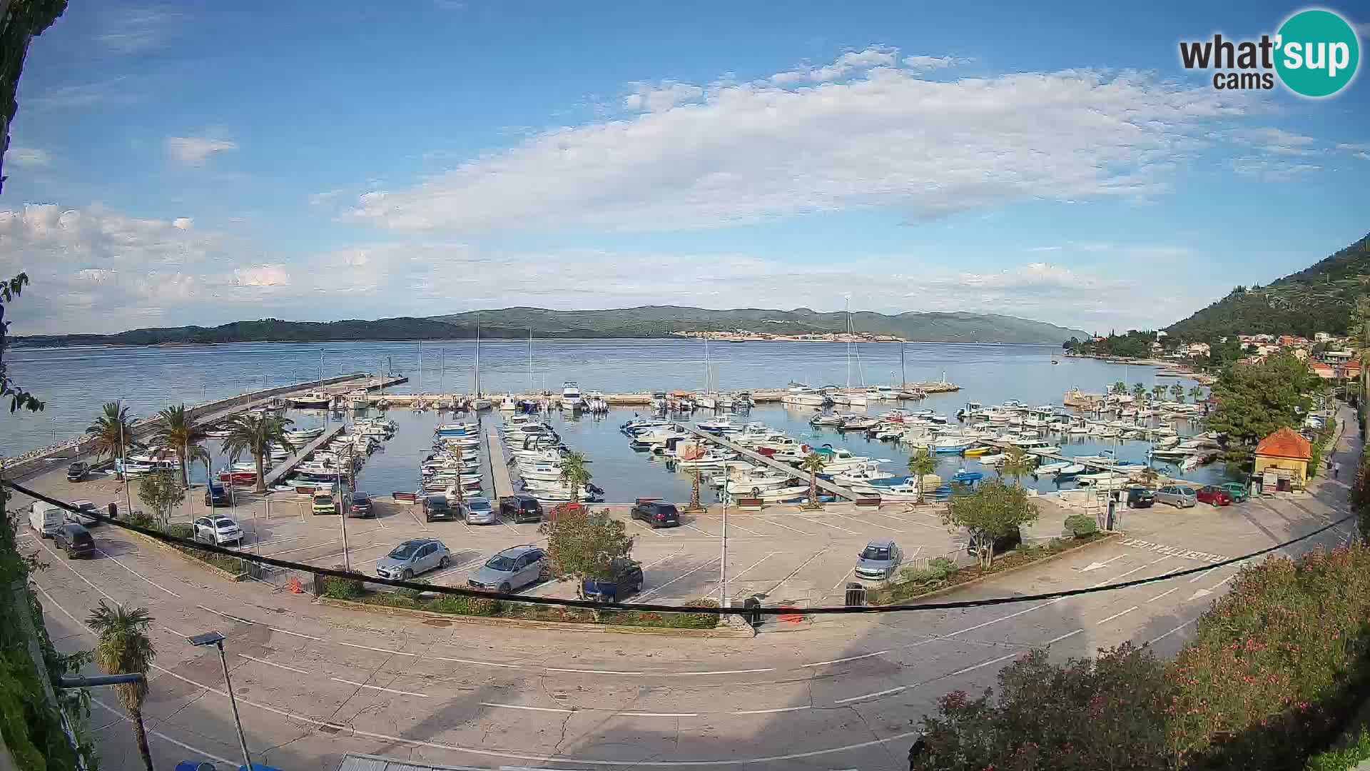 Webcam Orebić Riva – Ferry to Korčula Live