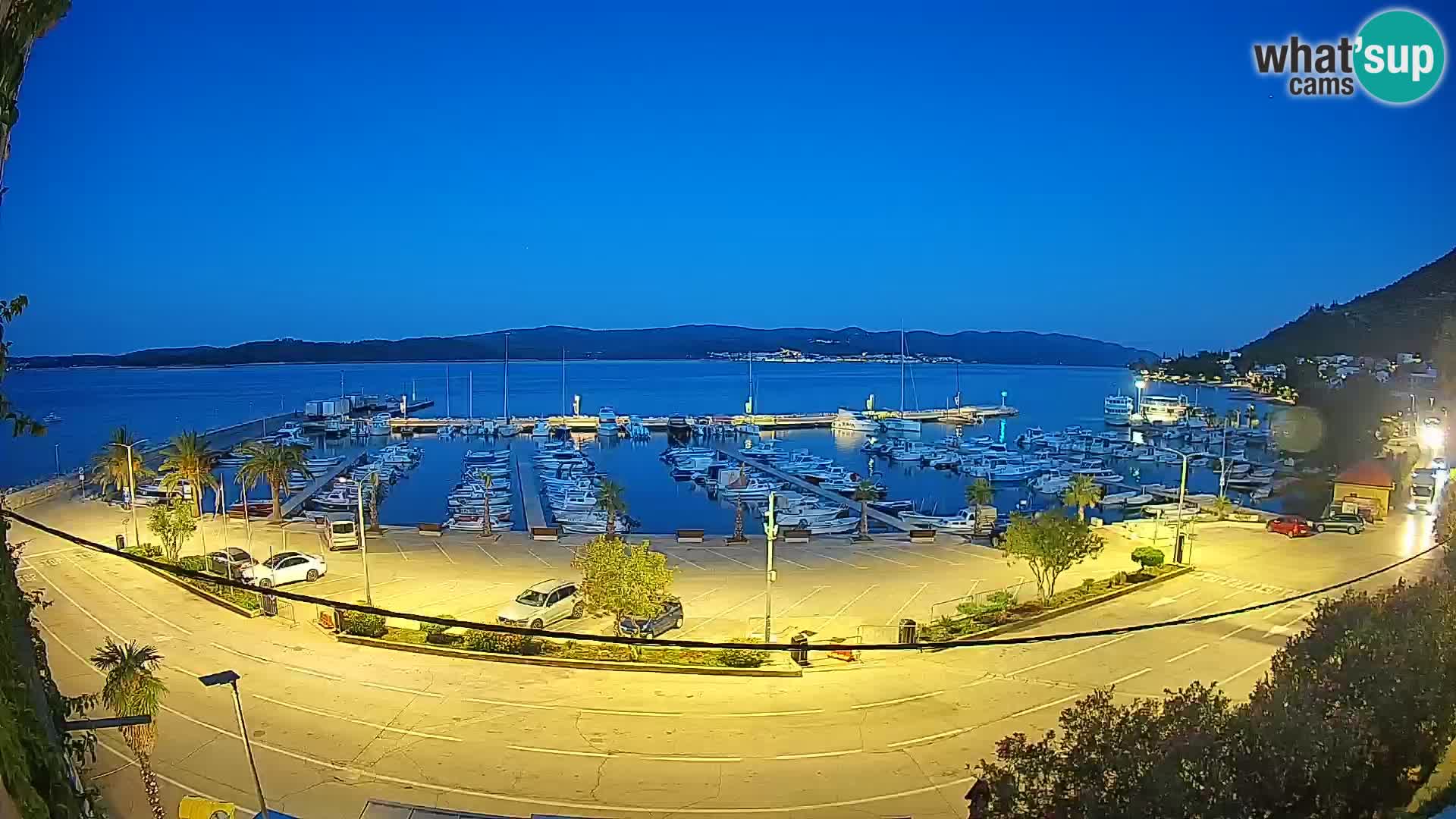 Webcam Orebić Riva – Ferry a Korčula en vivo