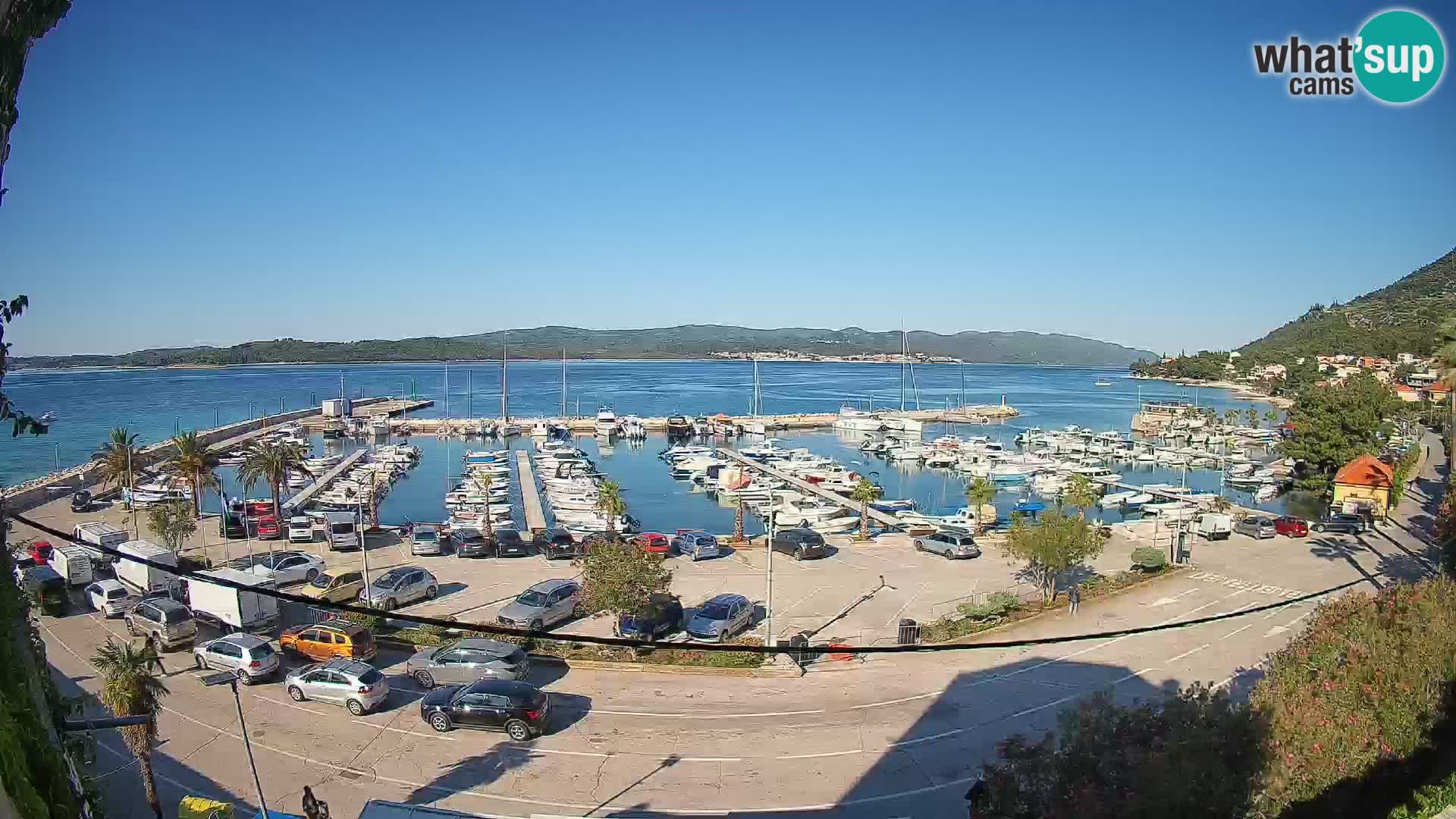 Webcam Orebić Riva – Ferry to Korčula Live