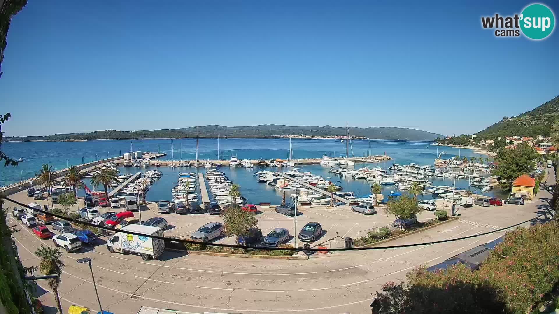 Webcam Orebić Riva – Ferry to Korčula Live
