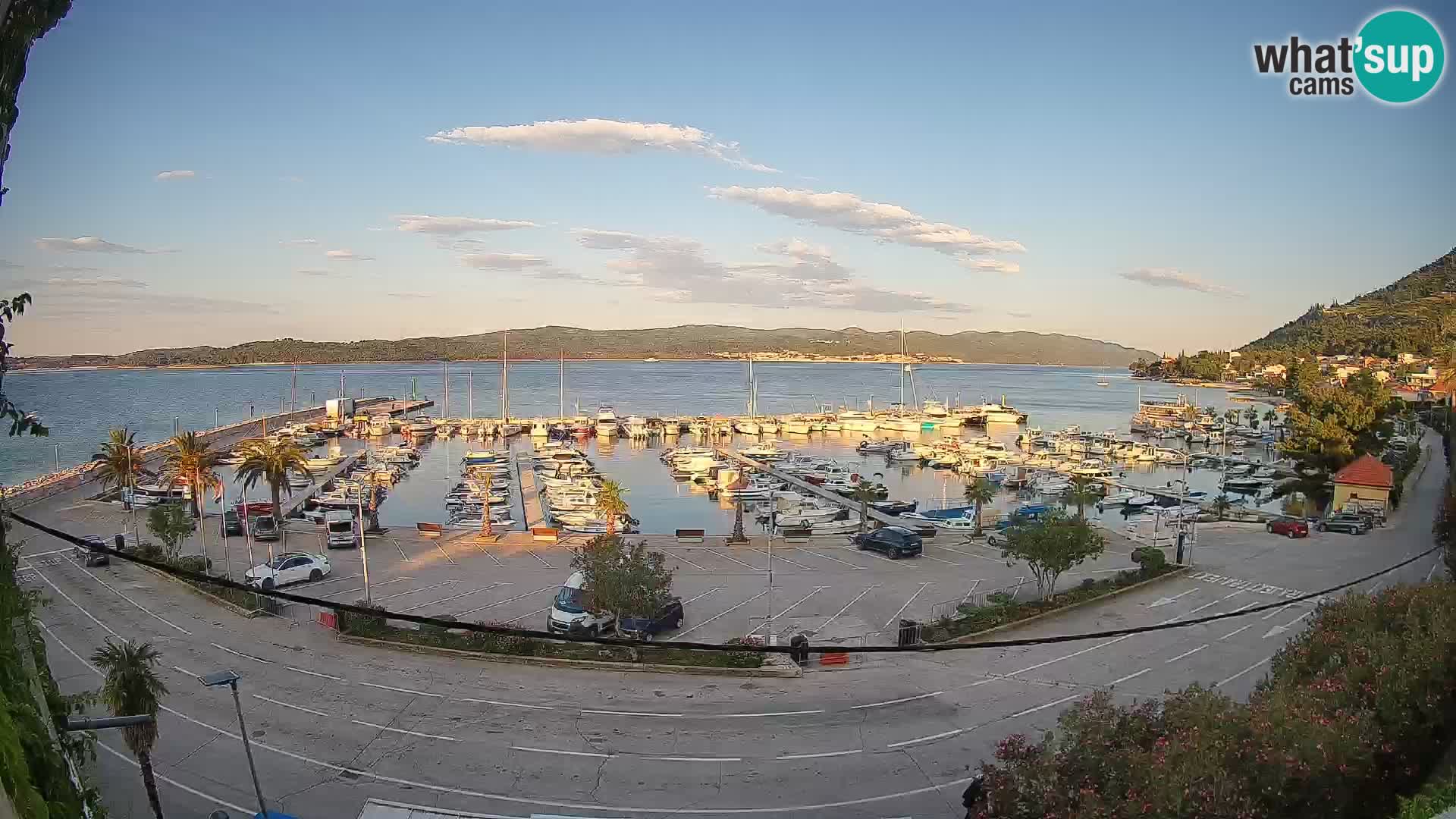 Webcam Orebić Riva – Ferry vers Korčula en direct