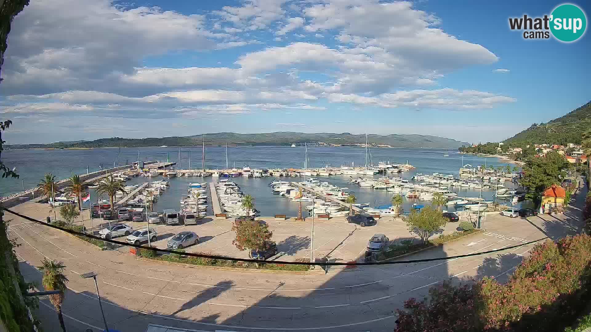 Webcam Orebić Riva – Ferry a Korčula en vivo
