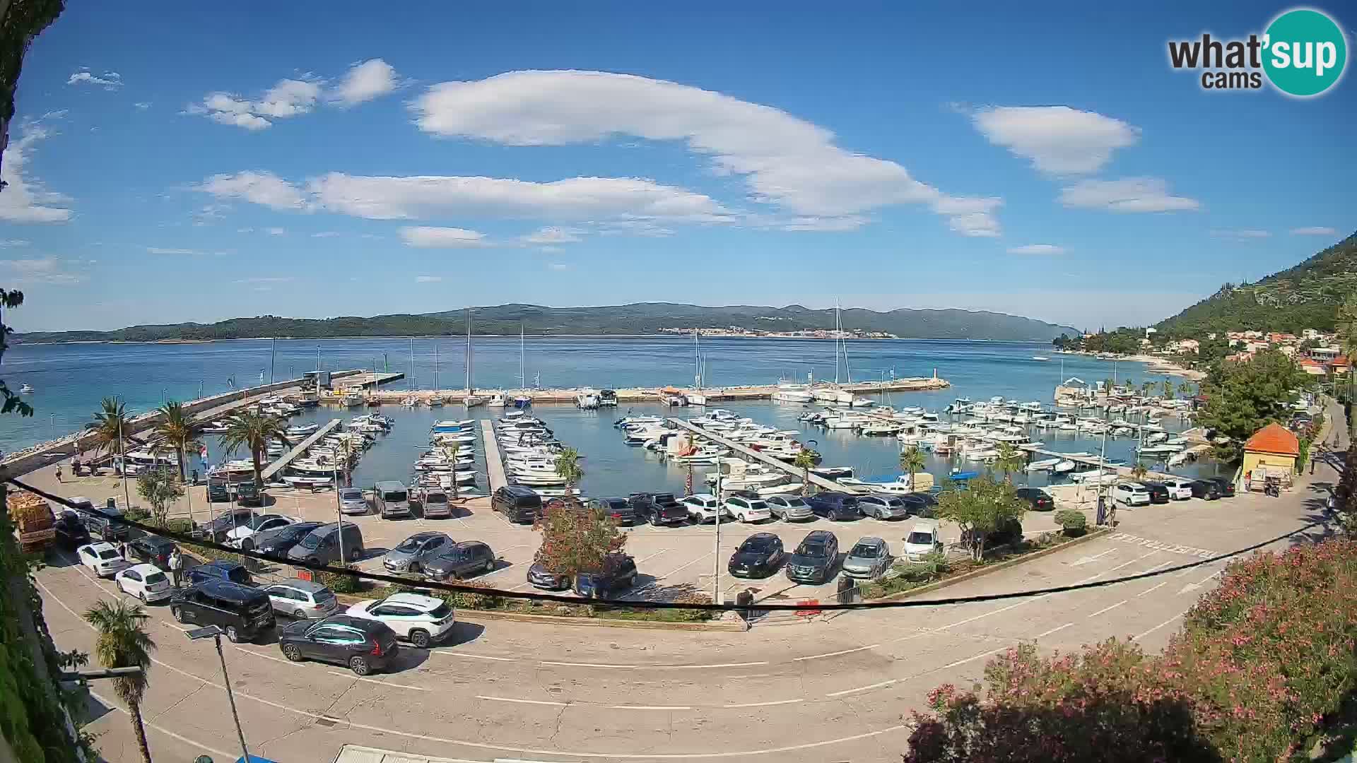 Webcam Orebić Riva – Ferry vers Korčula en direct