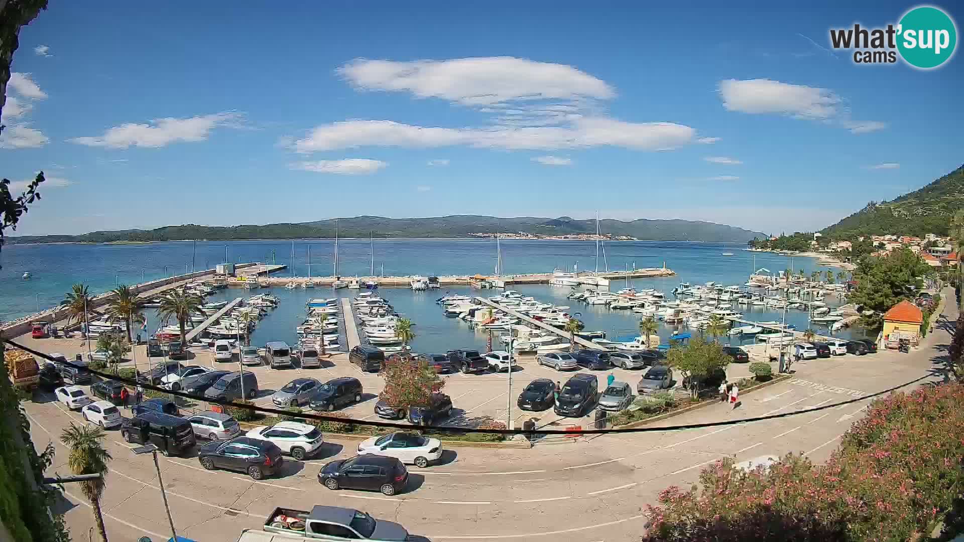 Webcam Orebić Riva – Ferry to Korčula Live