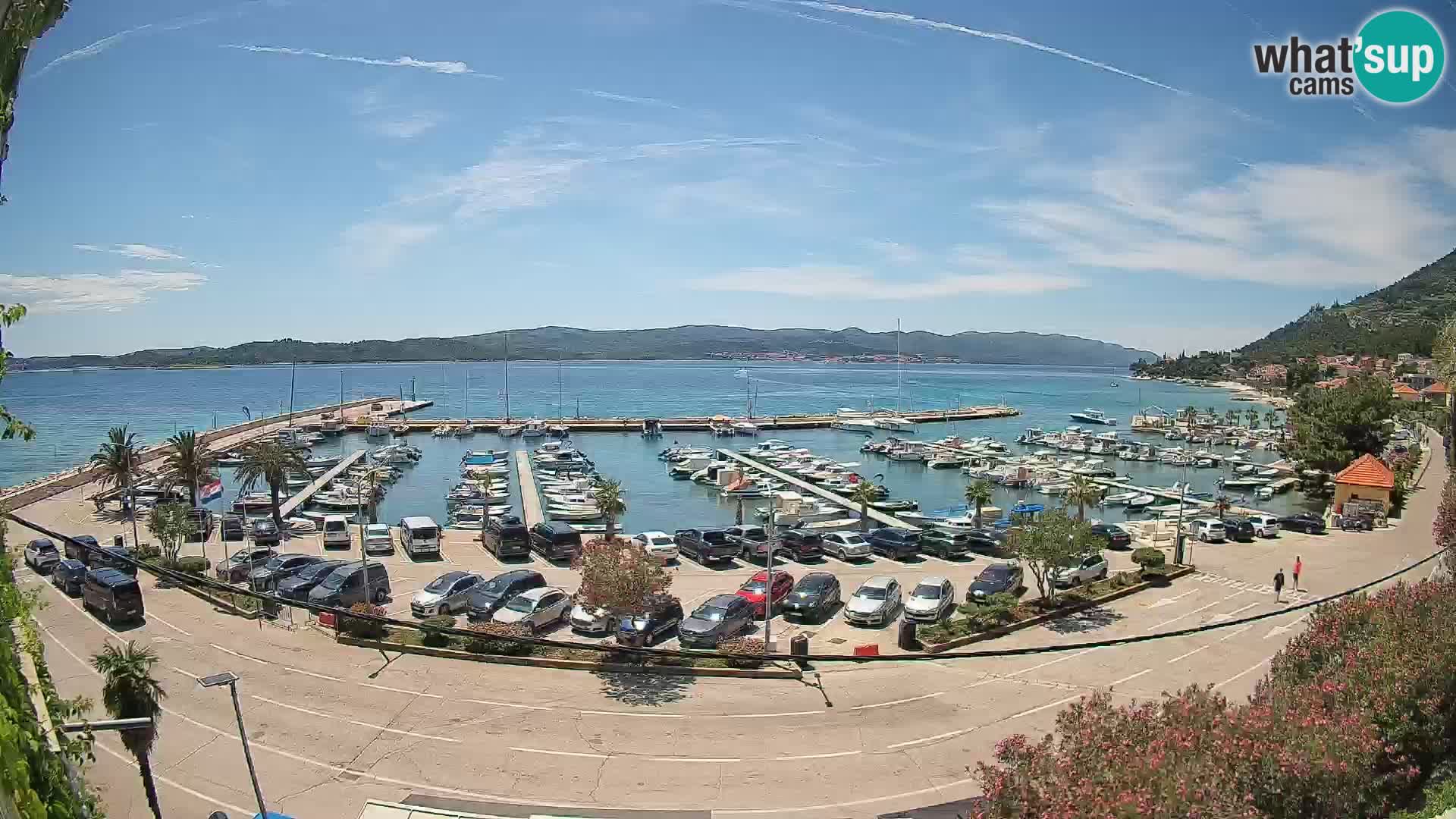 Webcam Orebić Riva – Ferry vers Korčula en direct