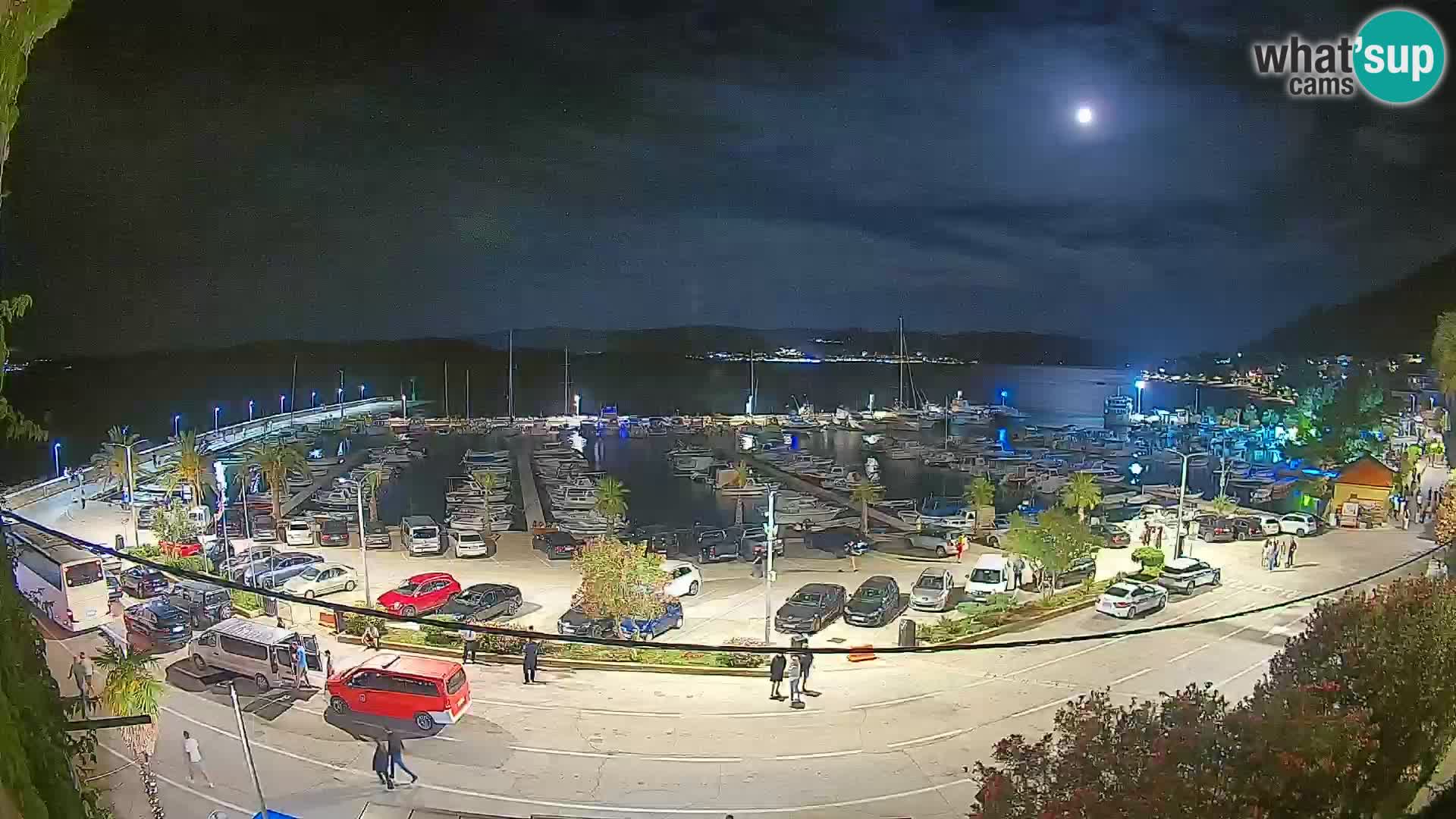 Webcam Orebić Riva – Ferry to Korčula Live