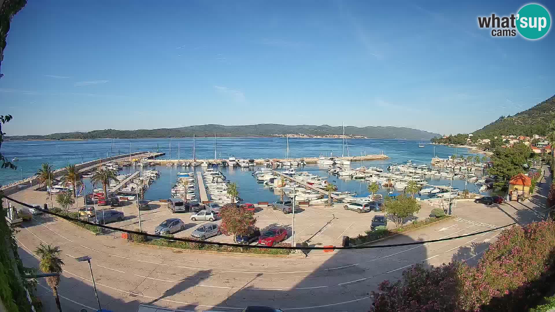 Webcam Orebić Uferpromenade – Fähre nach Korčula Live