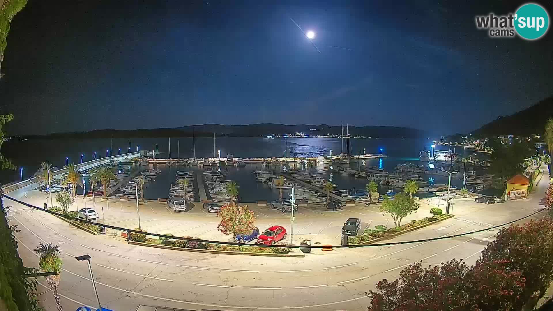 Webcam Orebić Riva – Ferry to Korčula Live