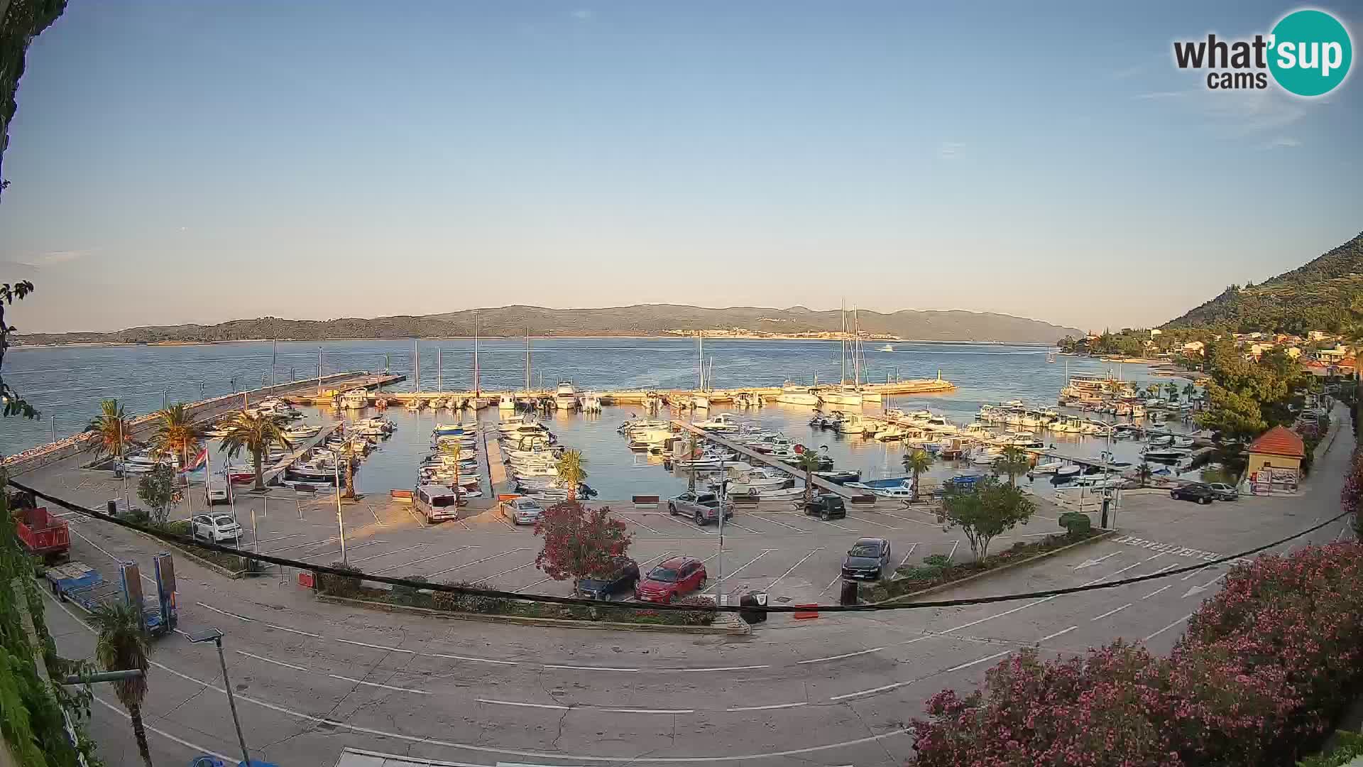 Webcam Orebić Riva – Ferry vers Korčula en direct