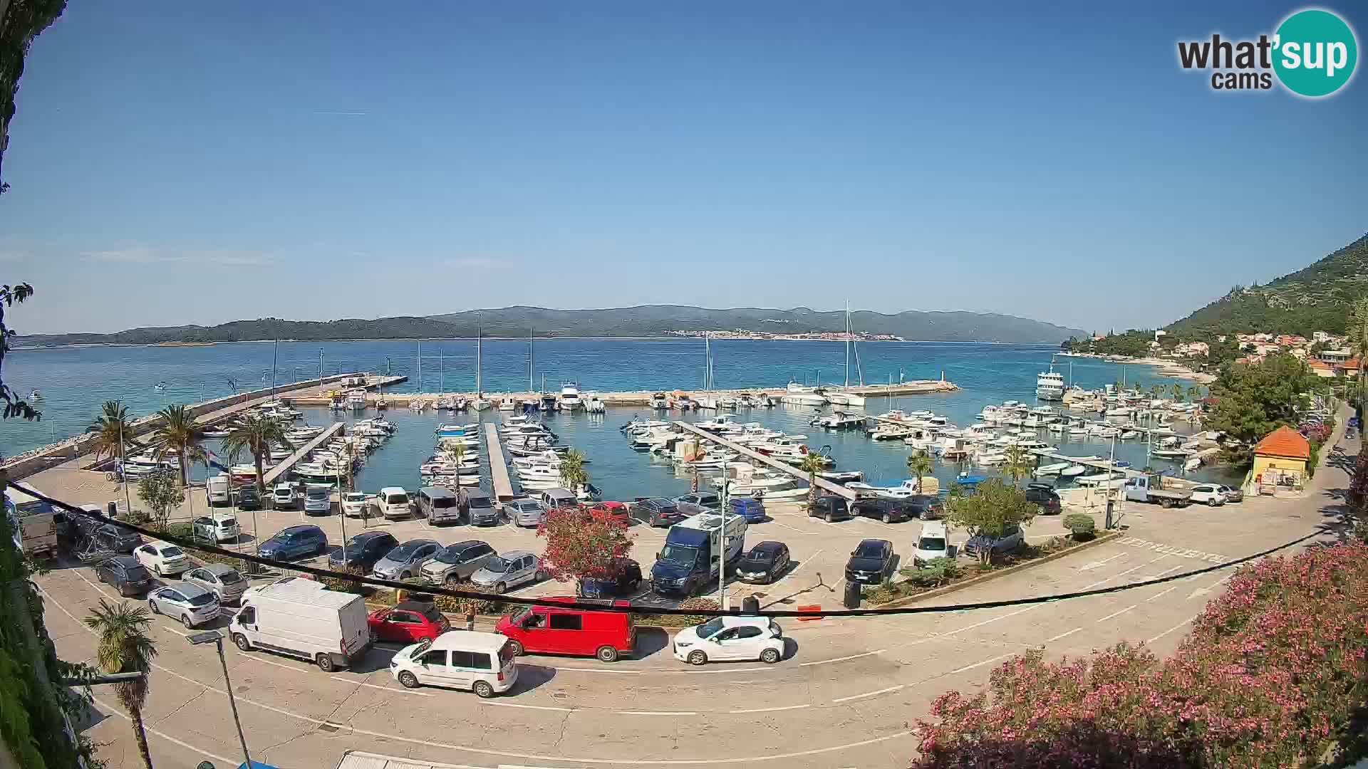 Webcam Orebić Riva – Ferry vers Korčula en direct