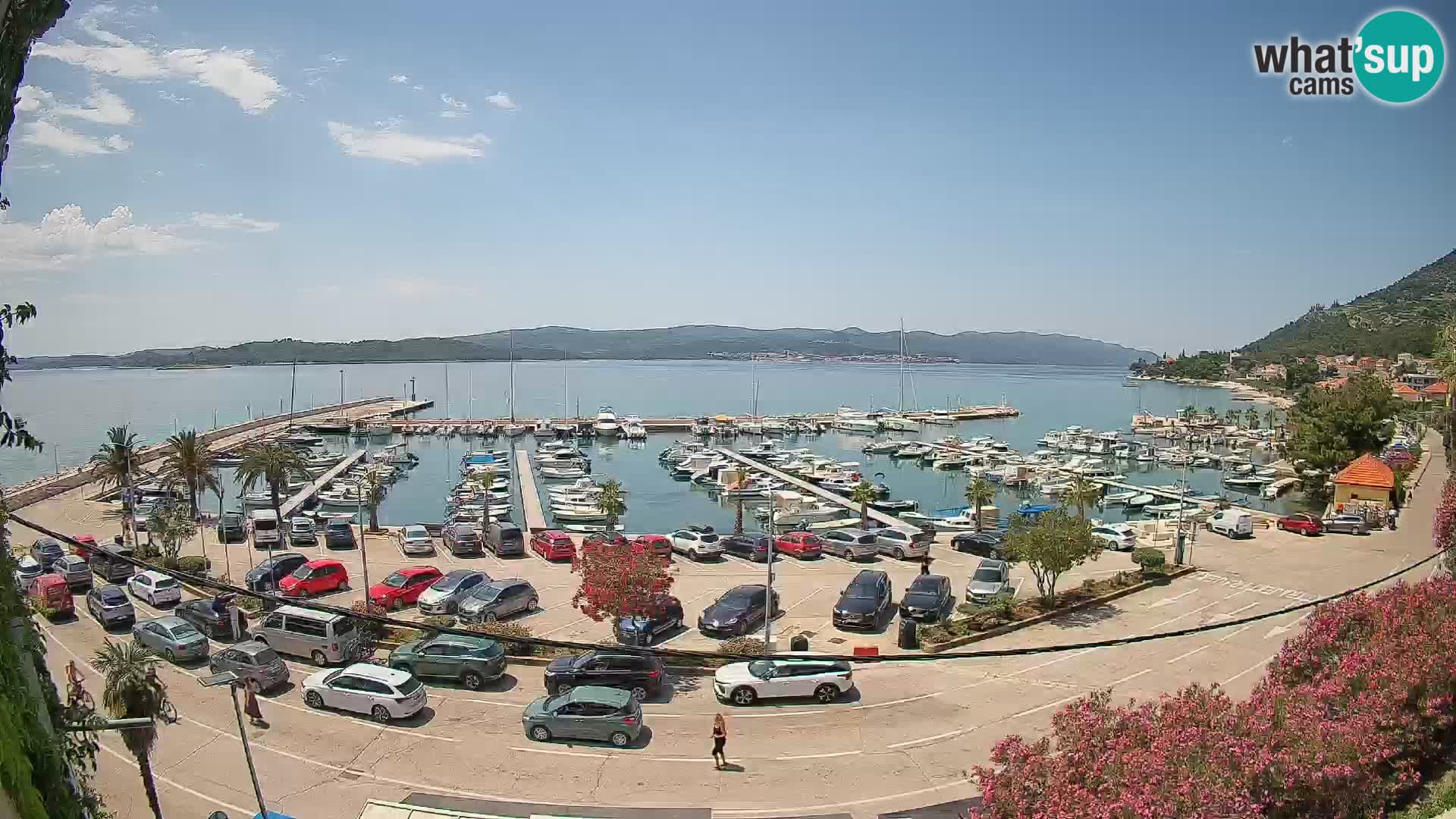 Webcam Orebić Riva – Ferry a Korčula en vivo