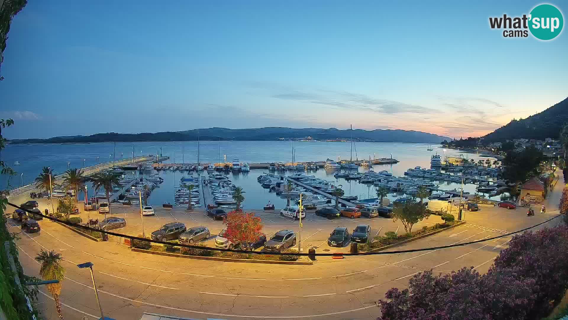Webcam Orebić Riva – Ferry vers Korčula en direct