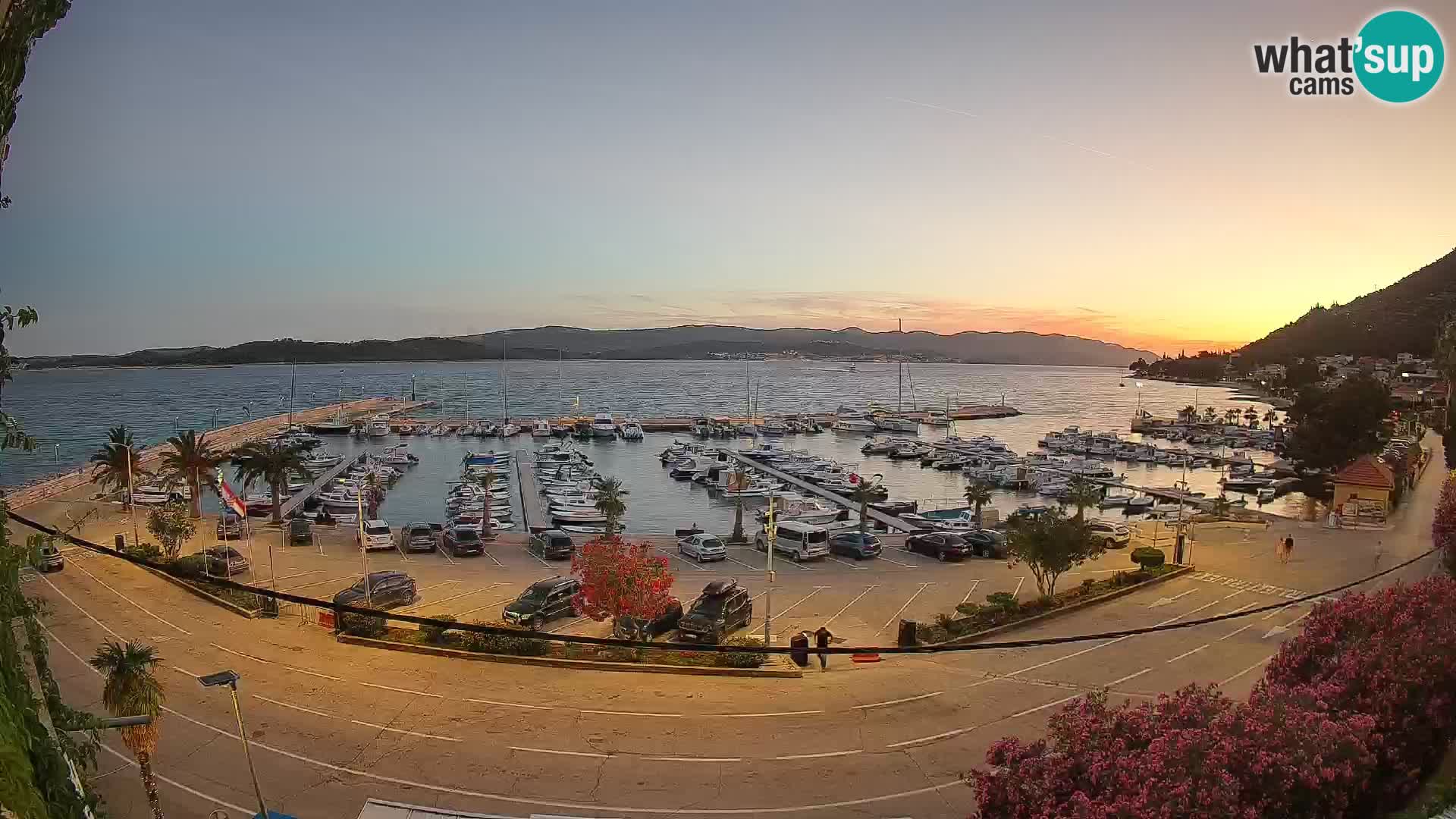 Webcam Orebić Riva – Ferry vers Korčula en direct