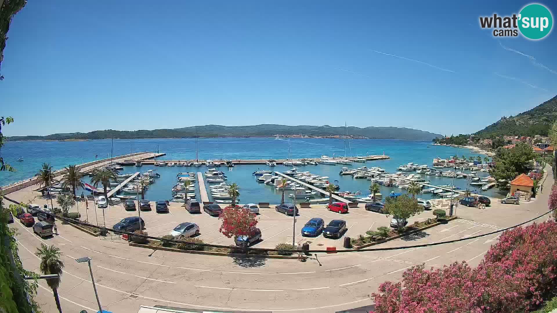 Web kamera Orebić Riva – Trajekt za Korčulu uživo