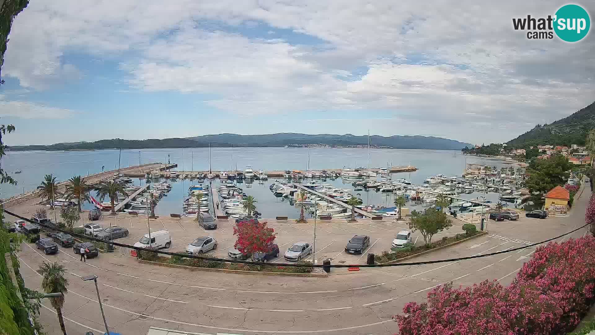 Webcam Orebić Riva – Ferry vers Korčula en direct