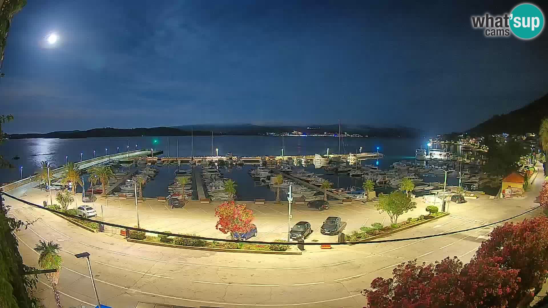 Webcam Orebić Riva – Ferry a Korčula en vivo