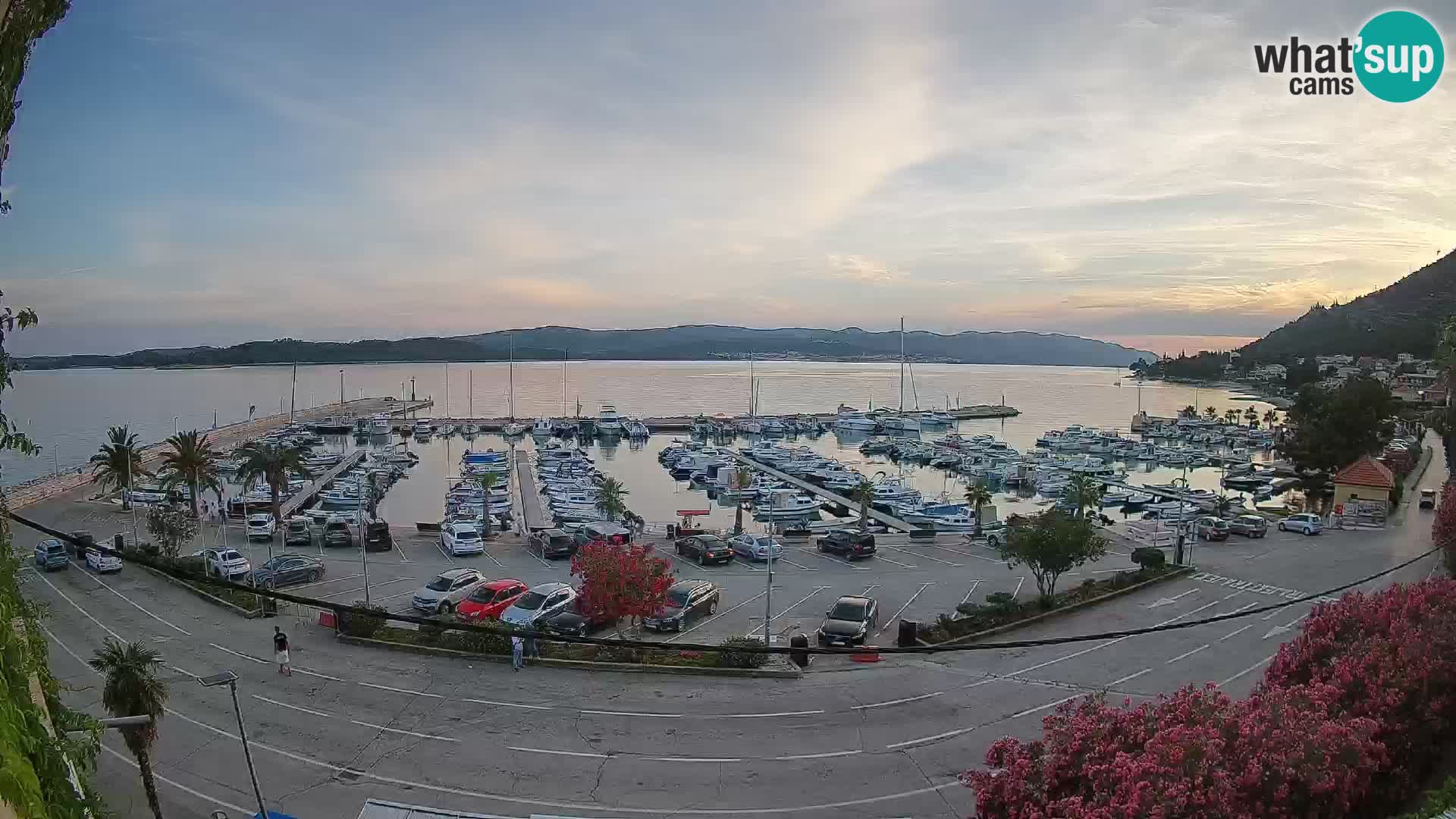 Webcam Orebić Riva – Ferry to Korčula Live