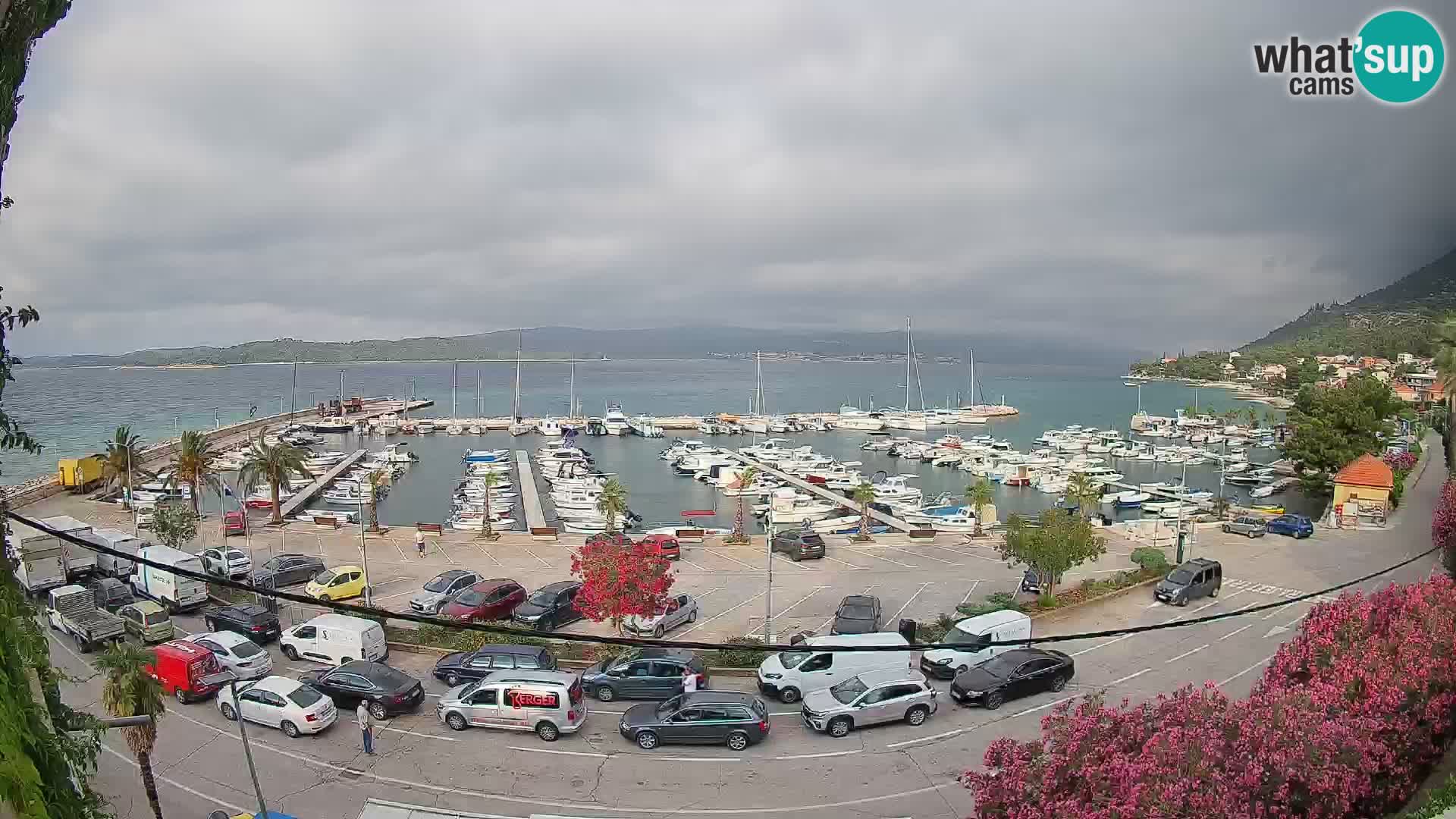 Webcam Orebić Riva – Ferry vers Korčula en direct