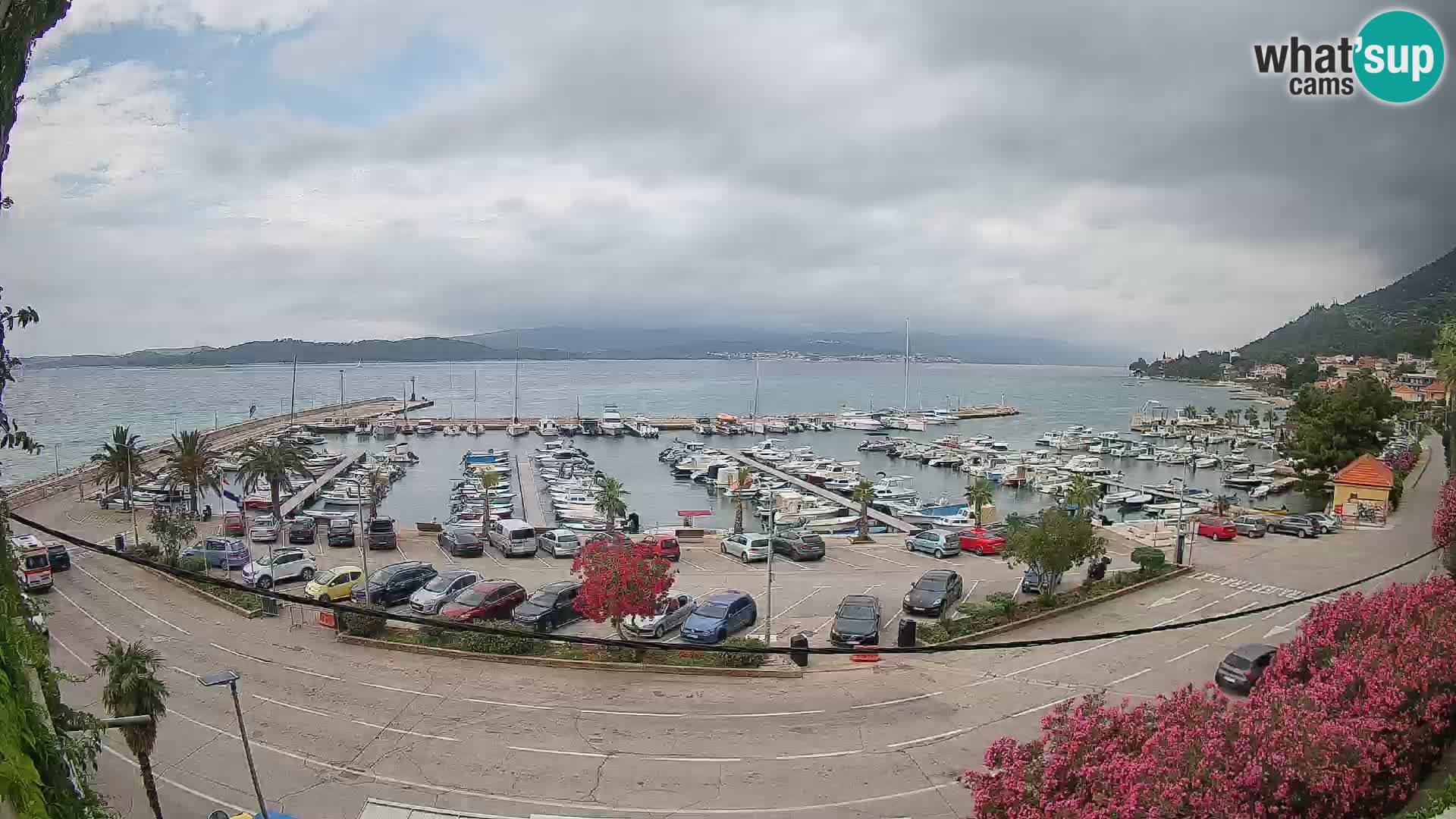 Webcam Orebić Riva – Ferry vers Korčula en direct