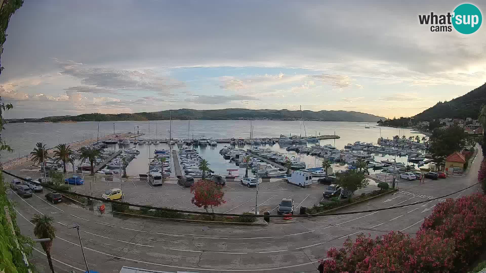 Webcam Orebić Uferpromenade – Fähre nach Korčula Live