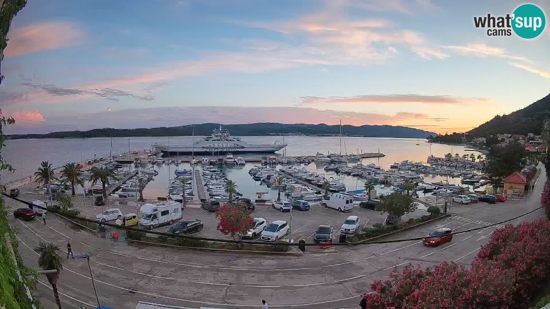 Webcam Orebić Riva – Ferry vers Korčula en direct