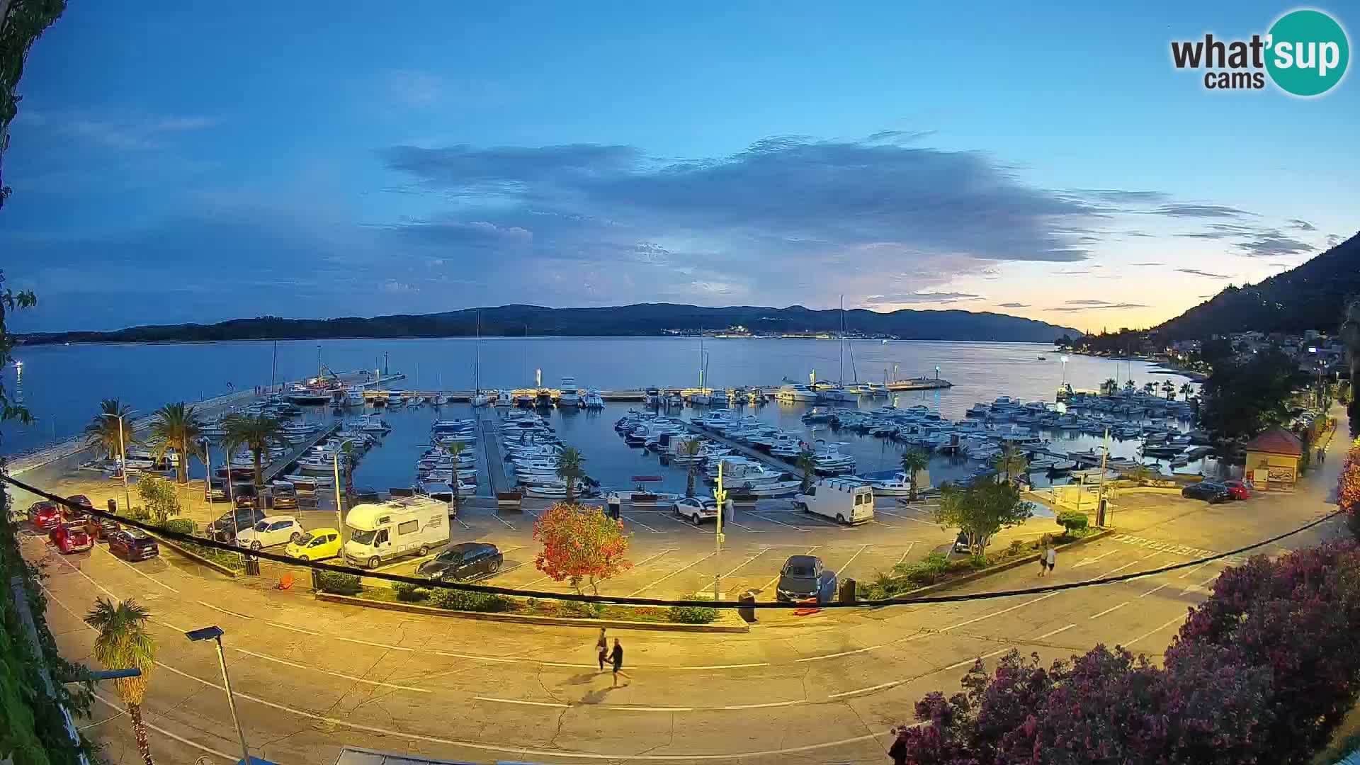 Webcam Orebić Riva – Ferry to Korčula Live