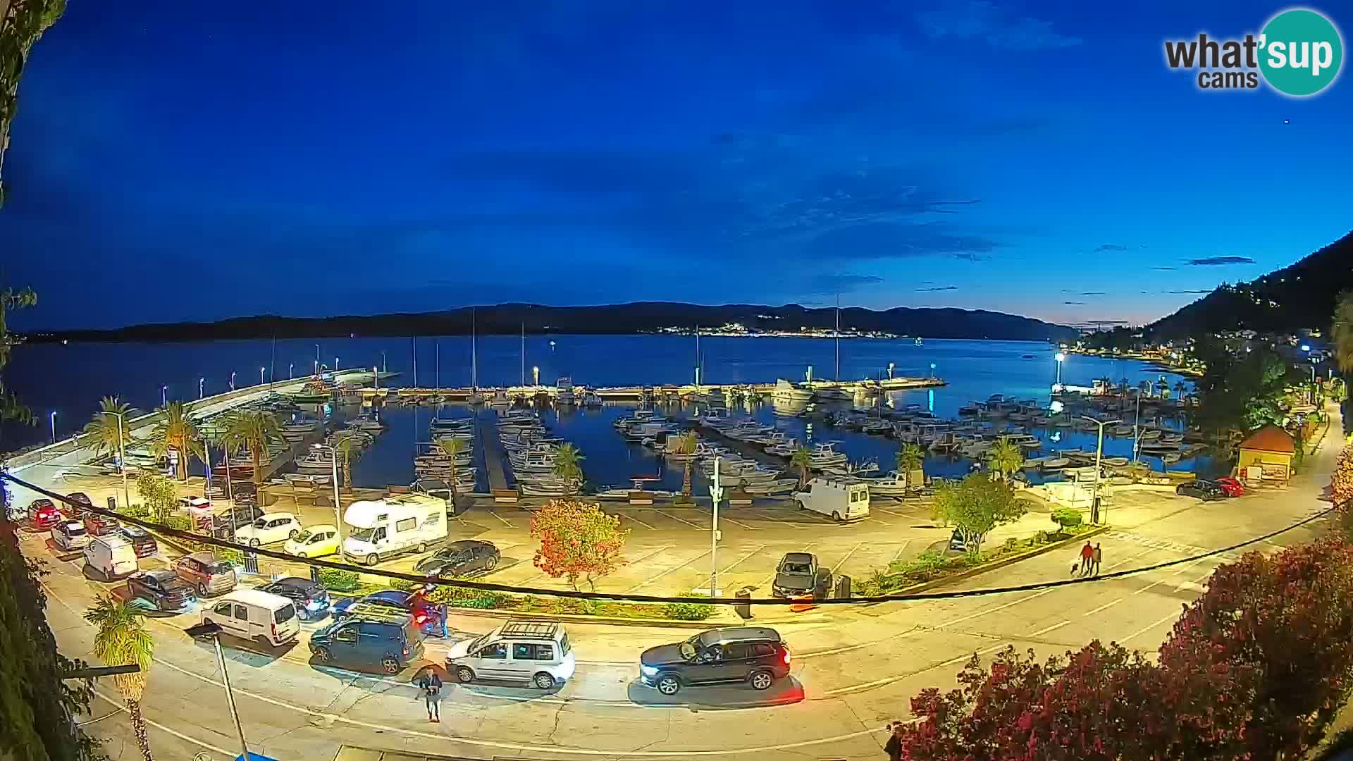 Webcam Orebić Riva – Ferry vers Korčula en direct