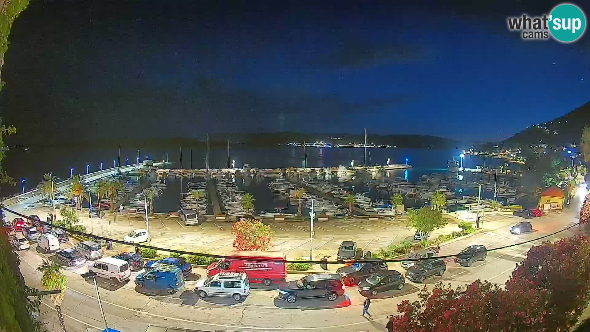 Webcam Orebić Riva – Ferry a Korčula en vivo