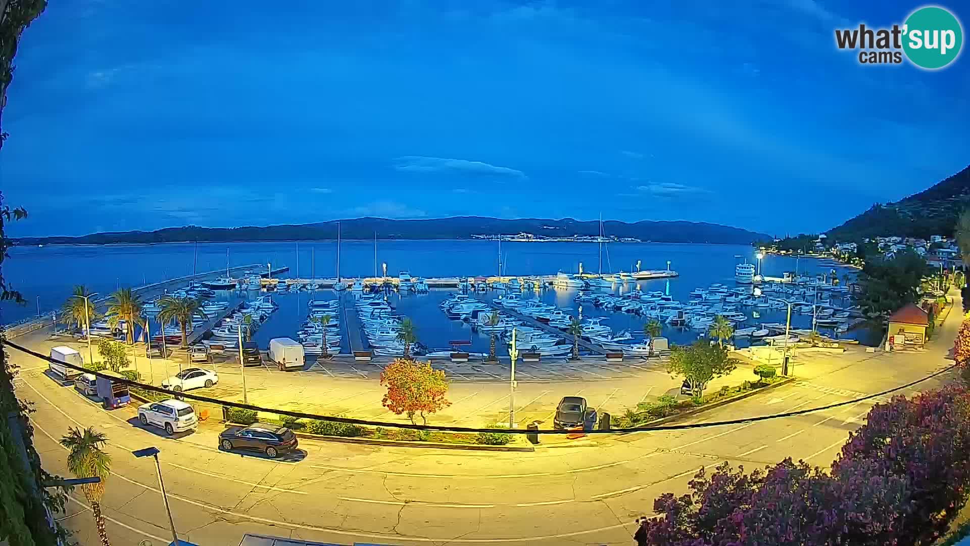 Webcam Orebić Riva – Ferry to Korčula Live