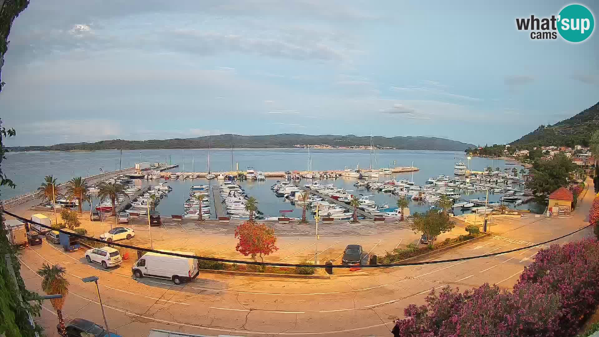 Webcam Orebić Riva – Ferry to Korčula Live