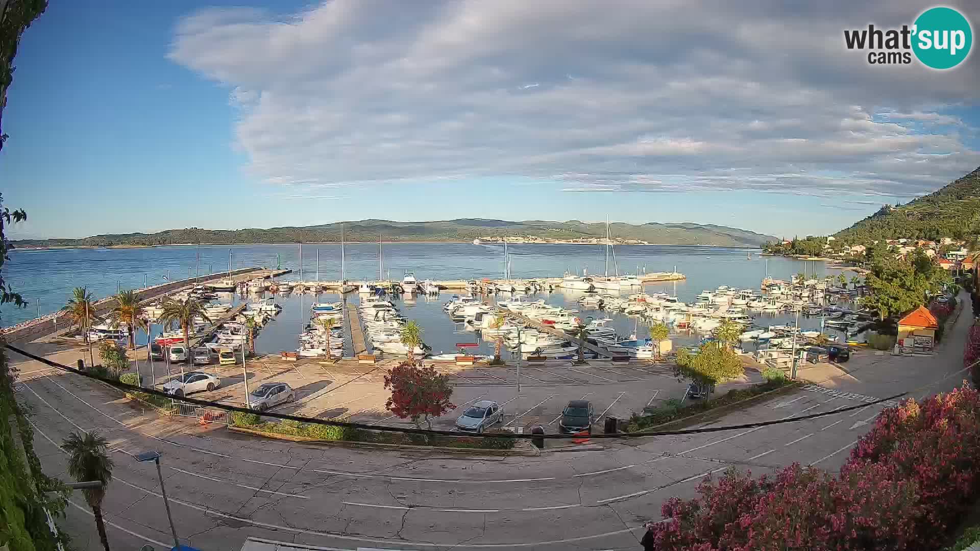 Webcam Orebić Riva – Ferry to Korčula Live