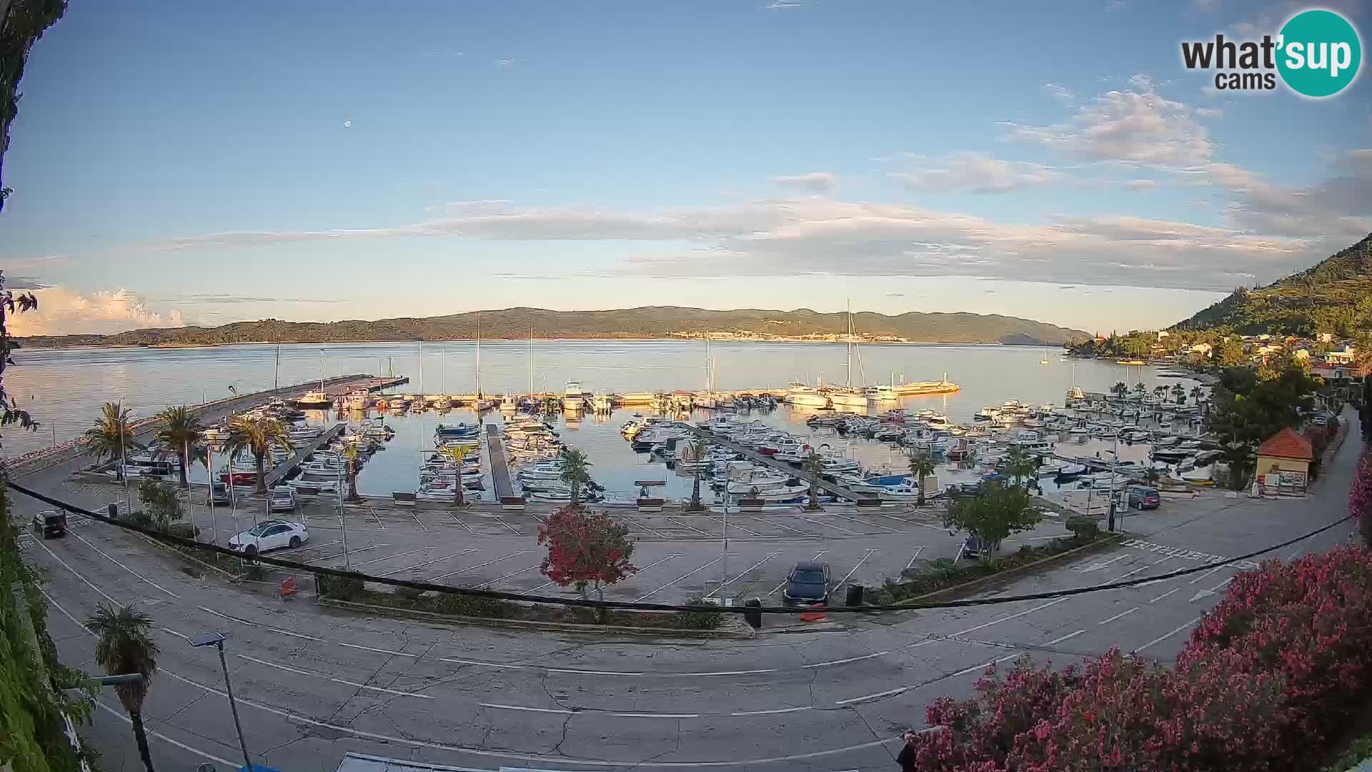 Webcam Orebić Riva – Ferry to Korčula Live