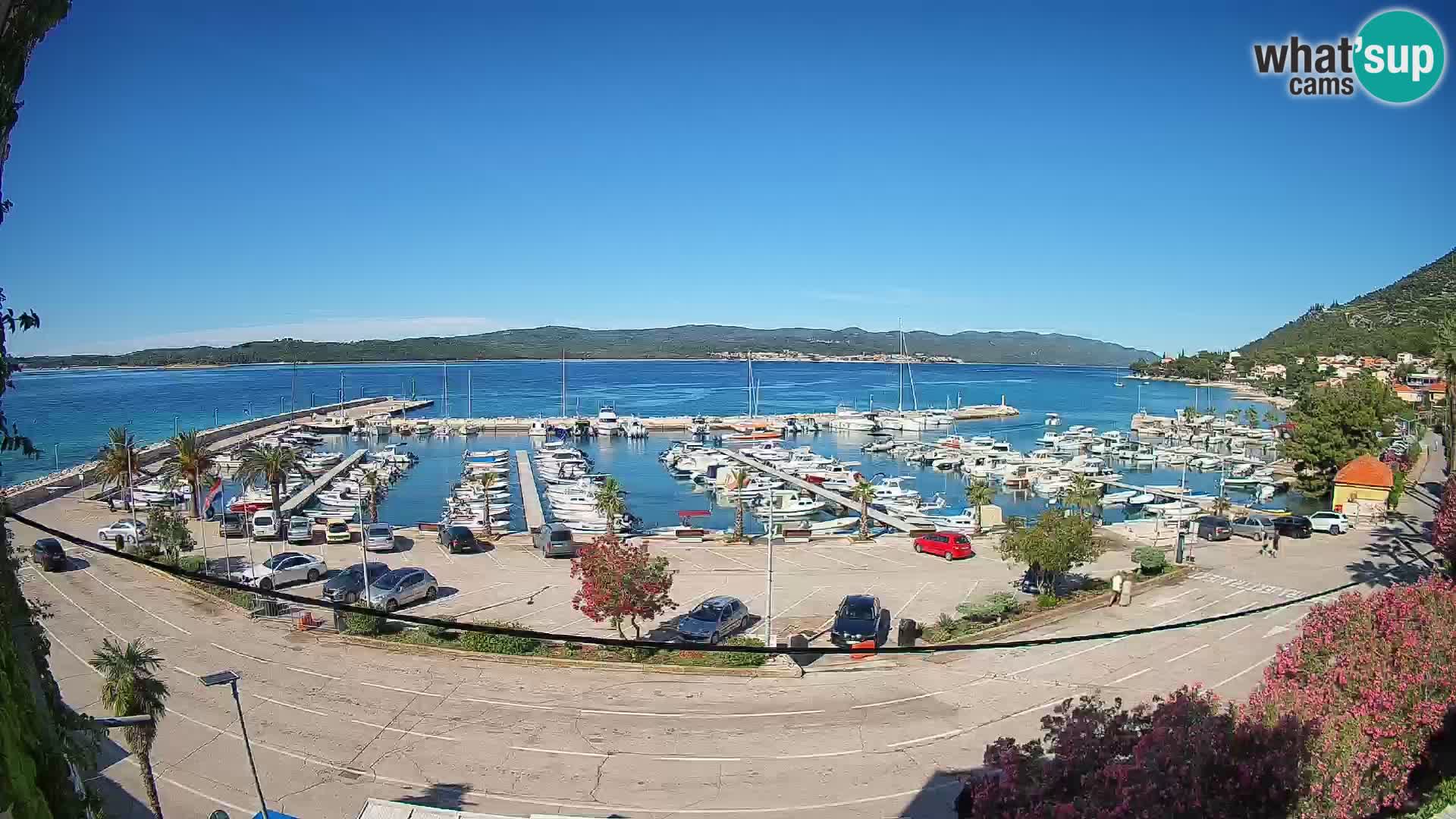 Webcam Orebić Riva – Ferry to Korčula Live