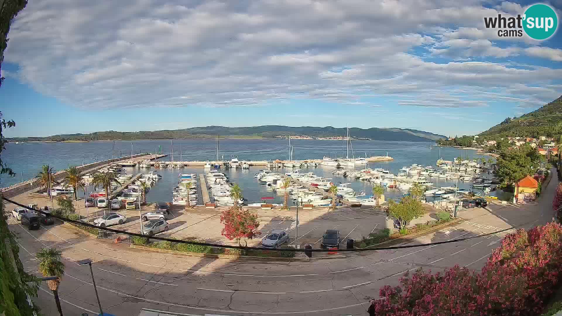 Webcam Orebić Riva – Ferry to Korčula Live