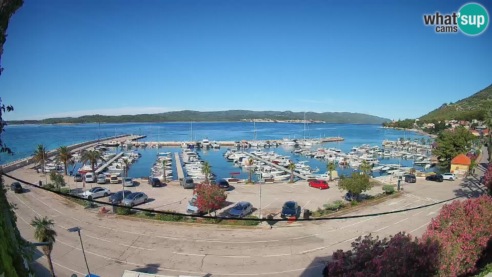 Spletna kamera Orebić Riva – Trajekt za Korčulo v živo