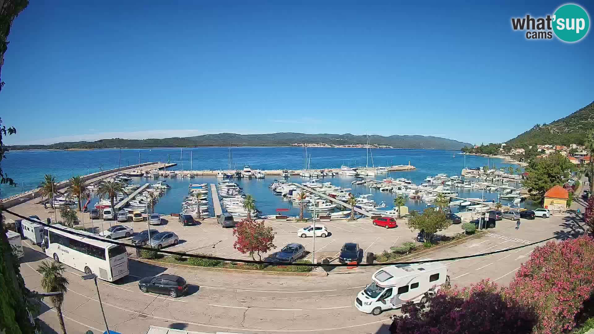 Webcam Orebić Riva – Ferry a Korčula en vivo