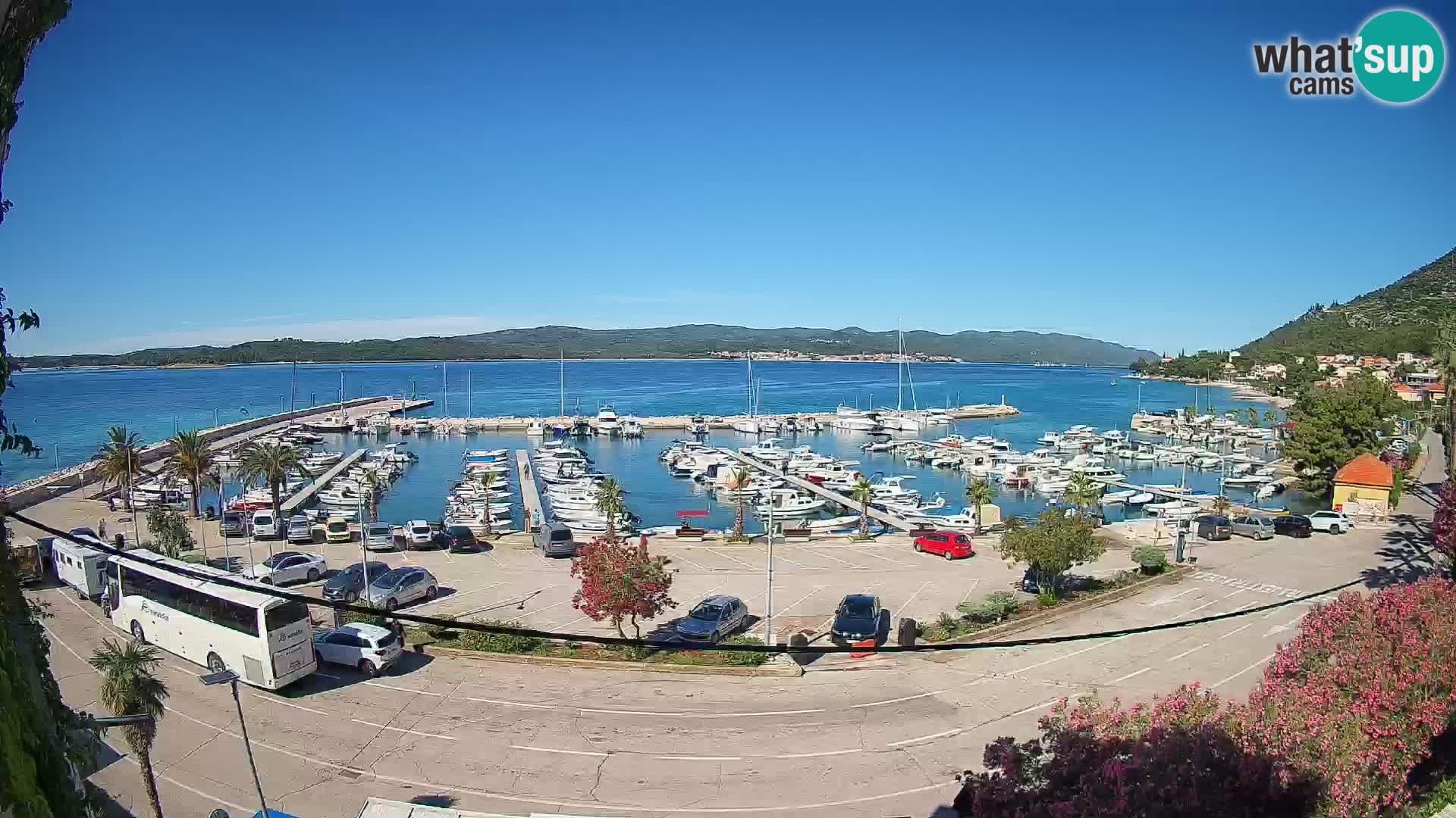 Webcam Orebić Riva – Ferry to Korčula Live