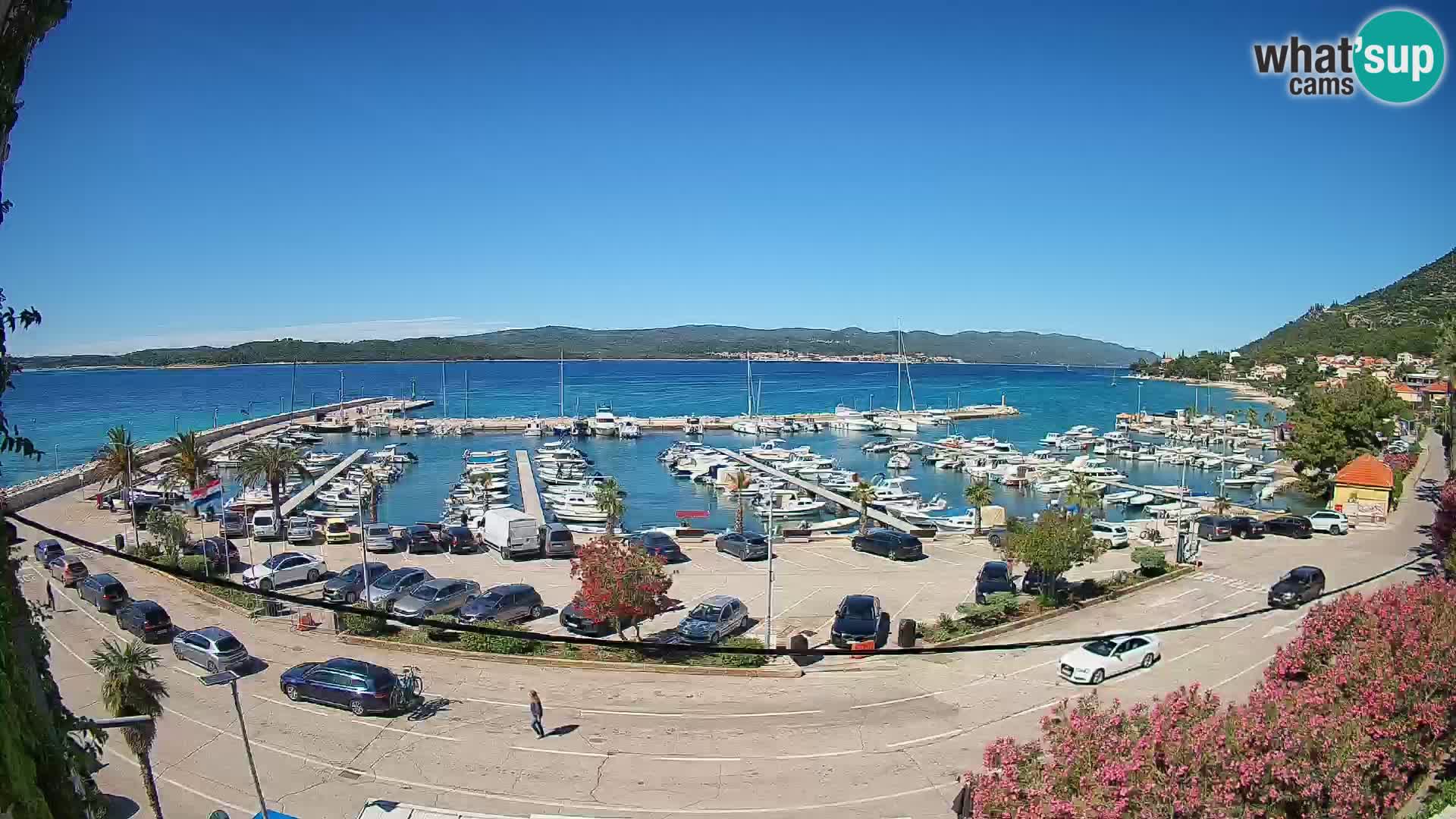 Webcam Orebić Riva – Ferry a Korčula en vivo
