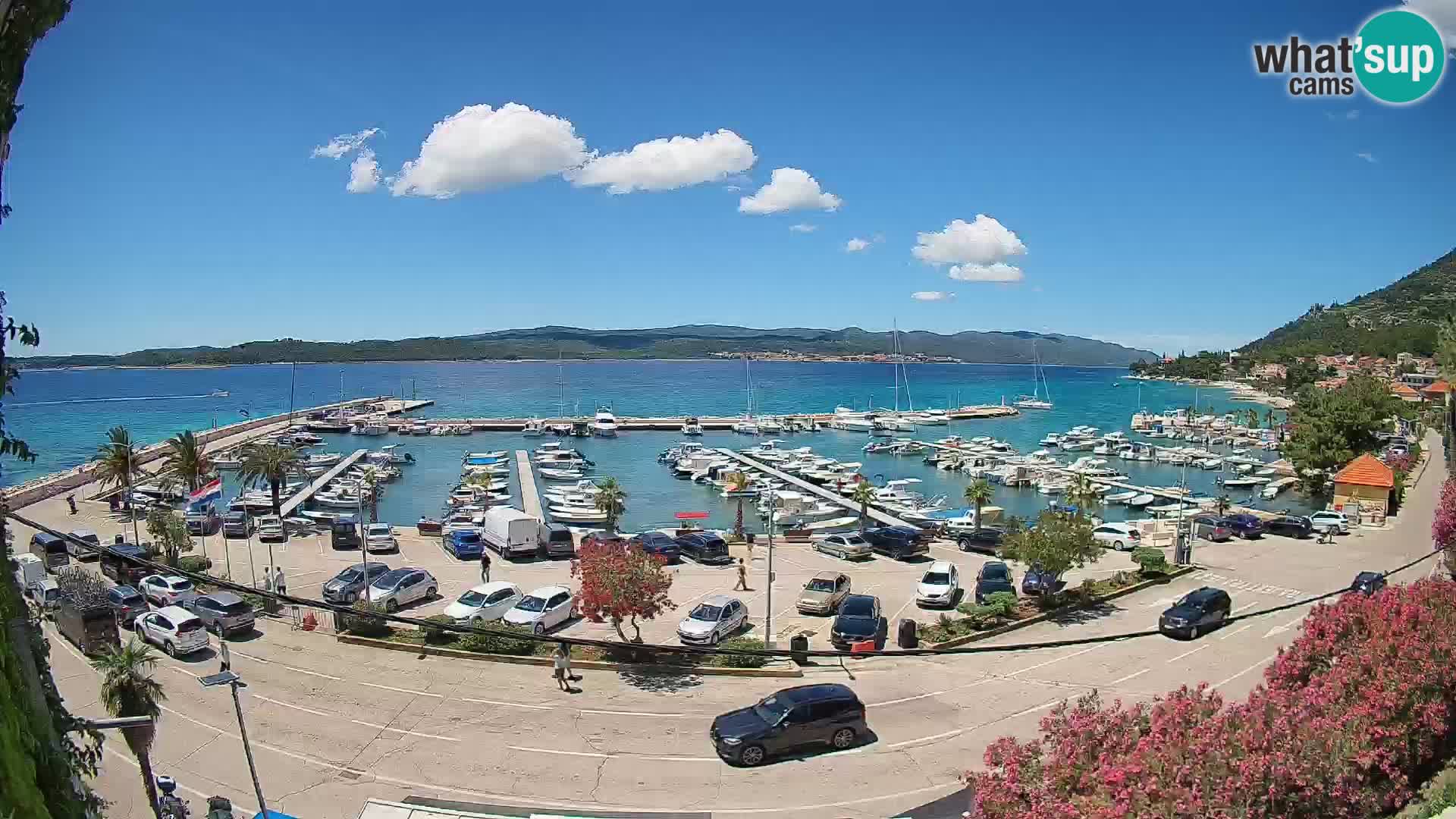 Webcam Orebić Riva – Ferry to Korčula Live