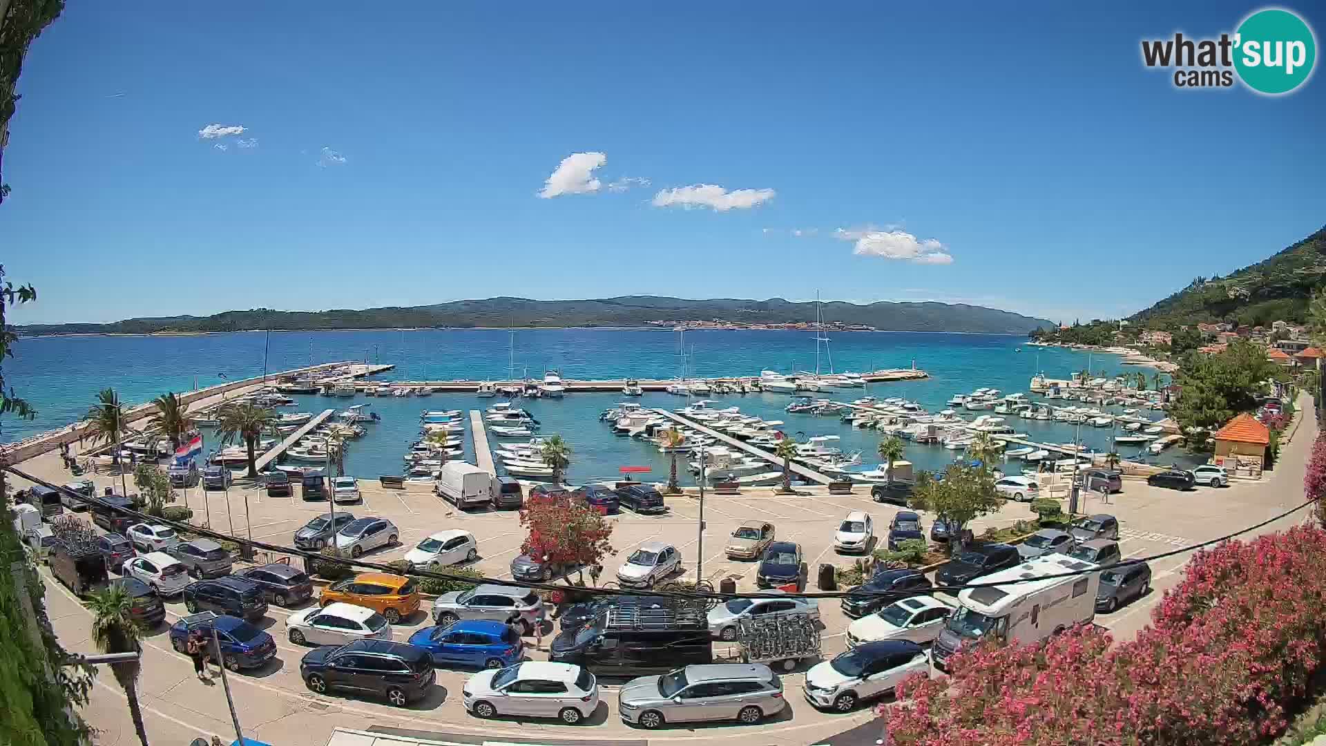 Webcam Orebić Riva – Ferry to Korčula Live