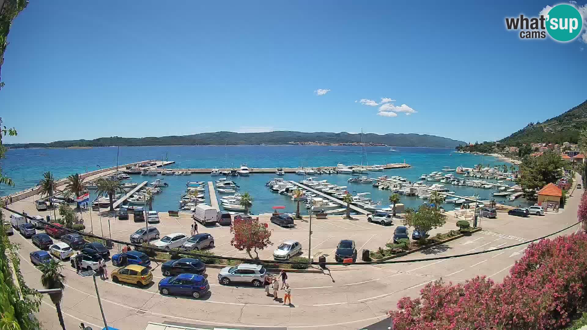 Web kamera Orebić Riva – Trajekt za Korčulu uživo
