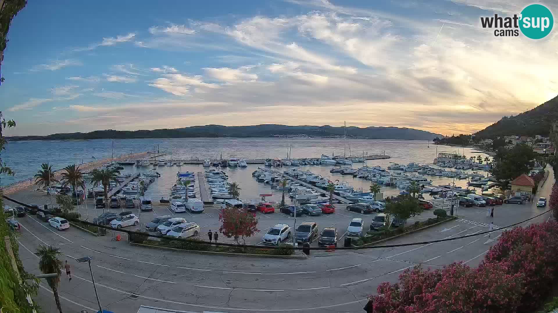 Webcam Orebić Riva – Ferry vers Korčula en direct