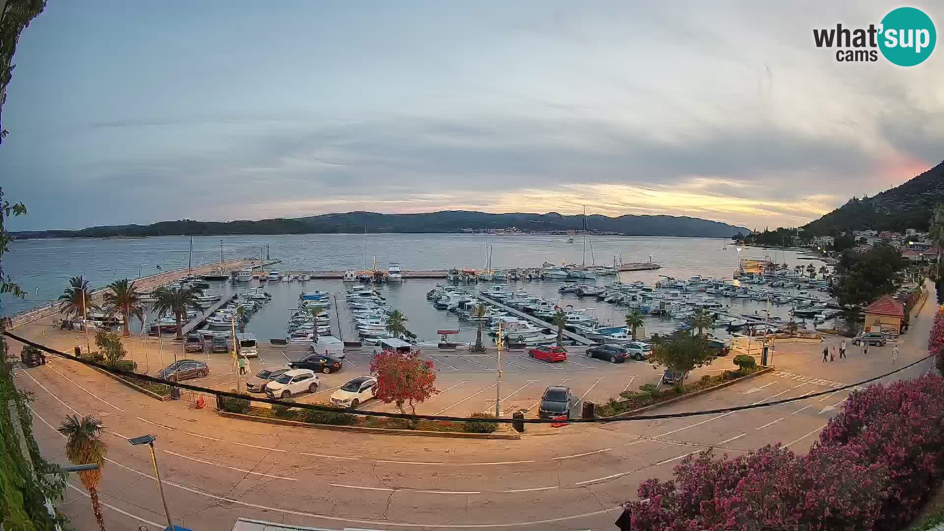 Webcam Orebić Uferpromenade – Fähre nach Korčula Live