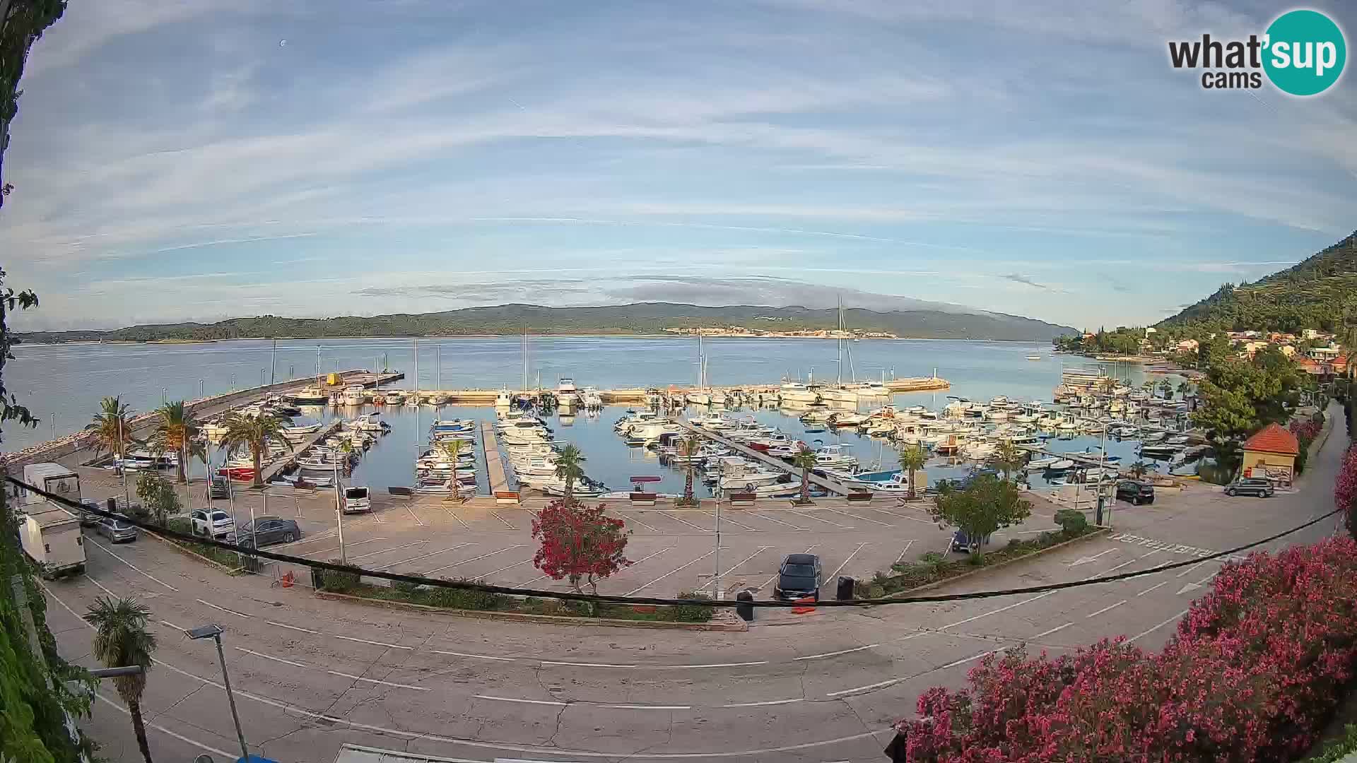 Webcam Orebić Riva – Ferry to Korčula Live