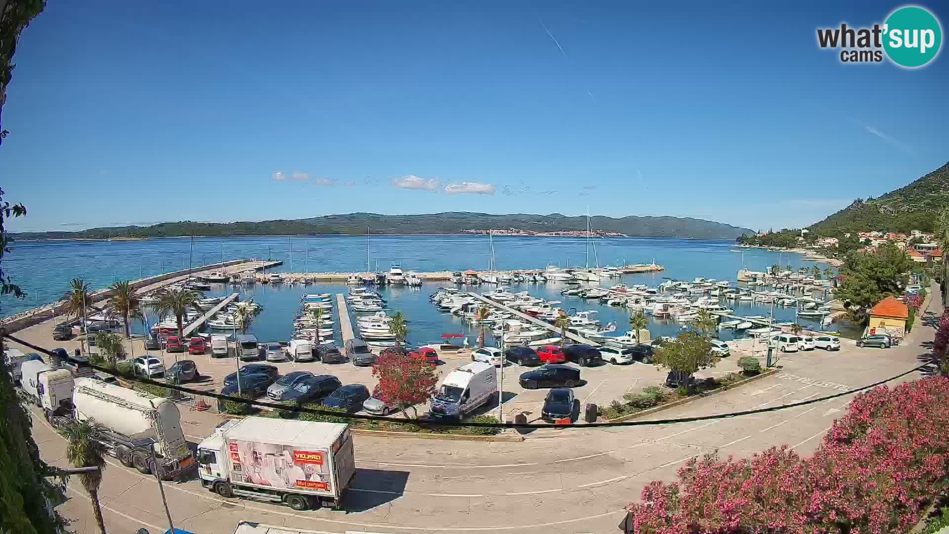 Webcam Orebić Riva – Ferry to Korčula Live